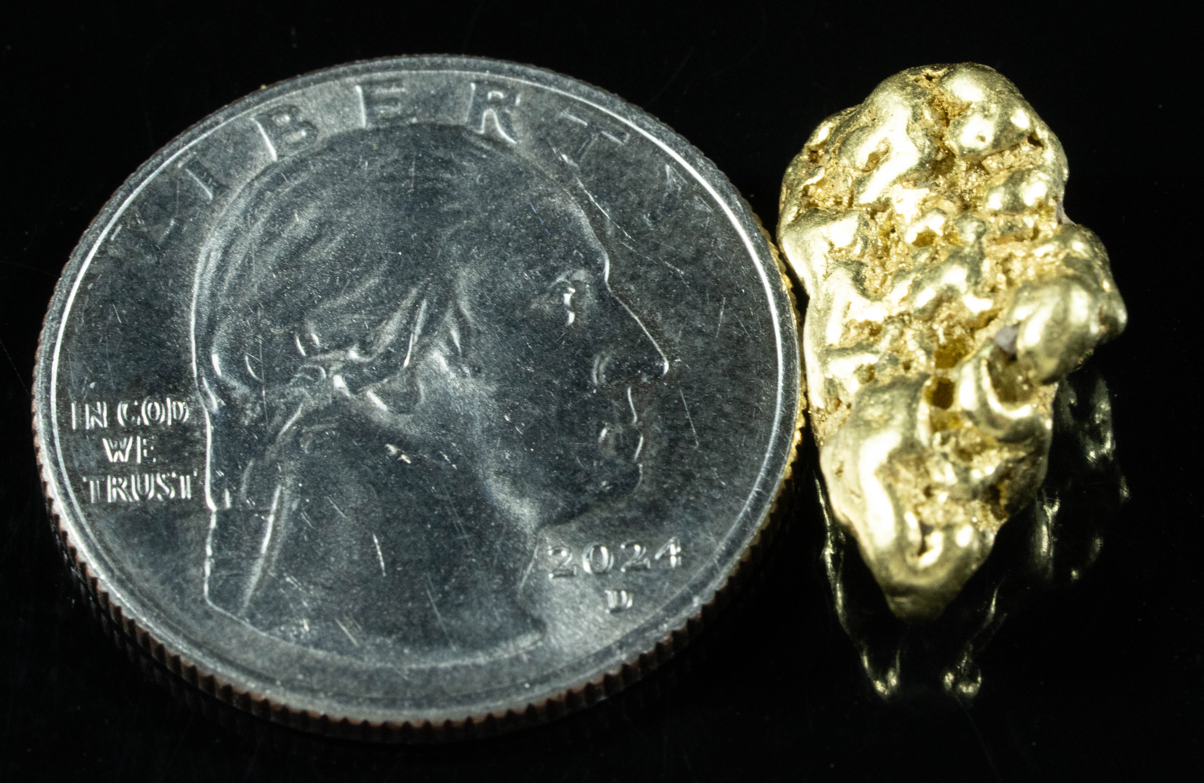 #466 Alaskan BC Natural Gold Nugget 5.75 Grams Genuine