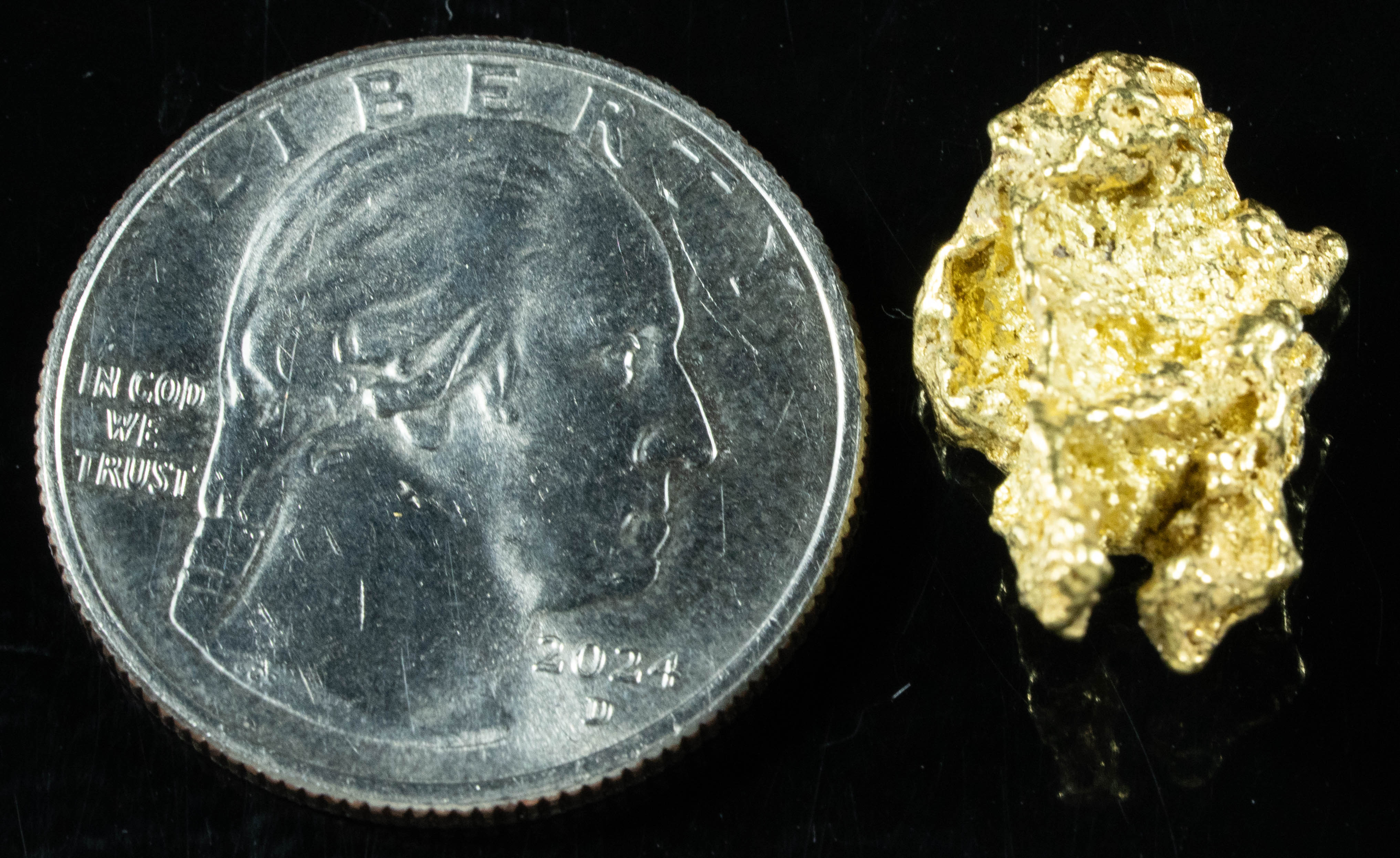 #469 Alaskan BC Natural Gold Nugget 5.26 Grams Genuine