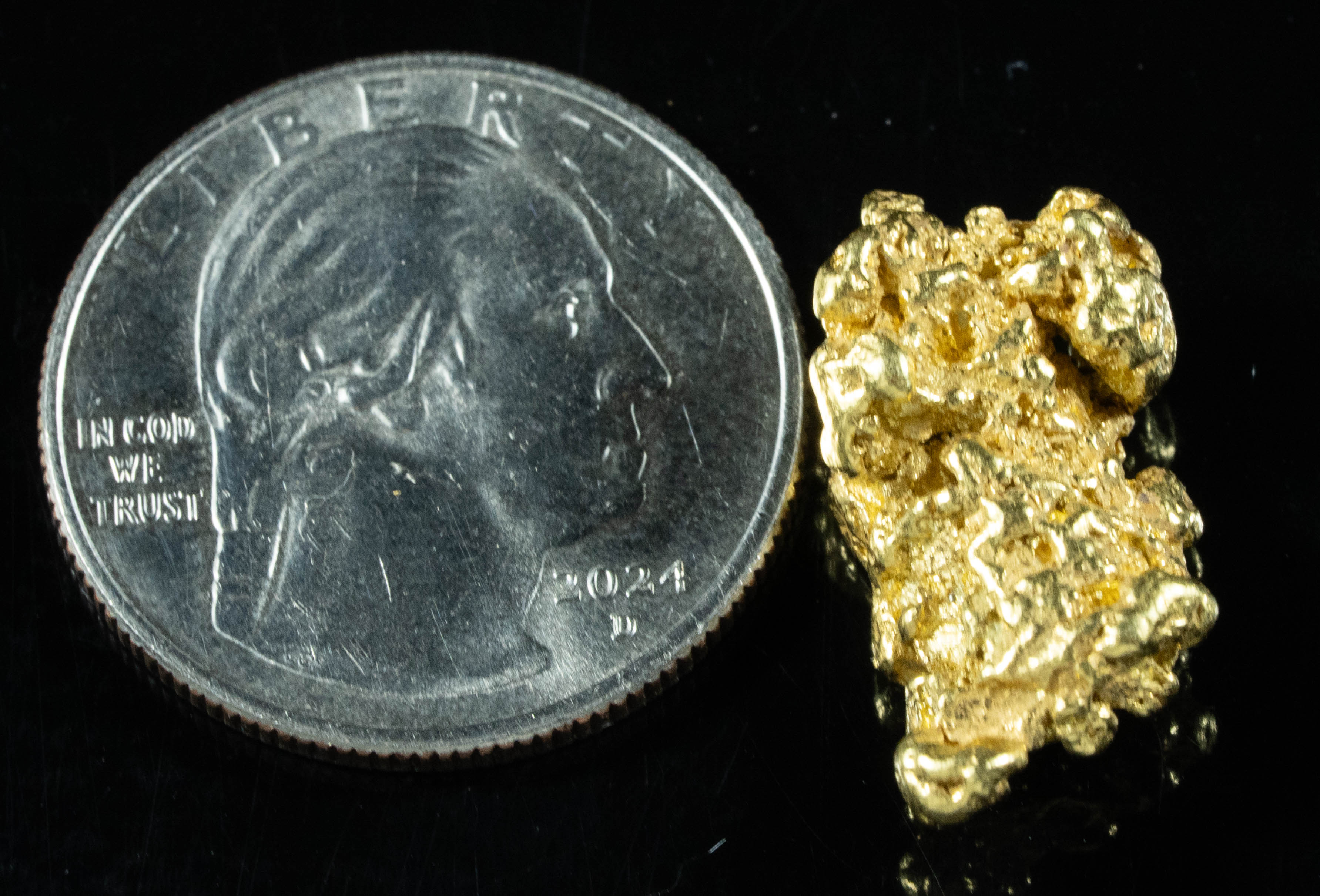 #493 Alaskan BC Natural Gold Nugget 7.23 Grams Genuine