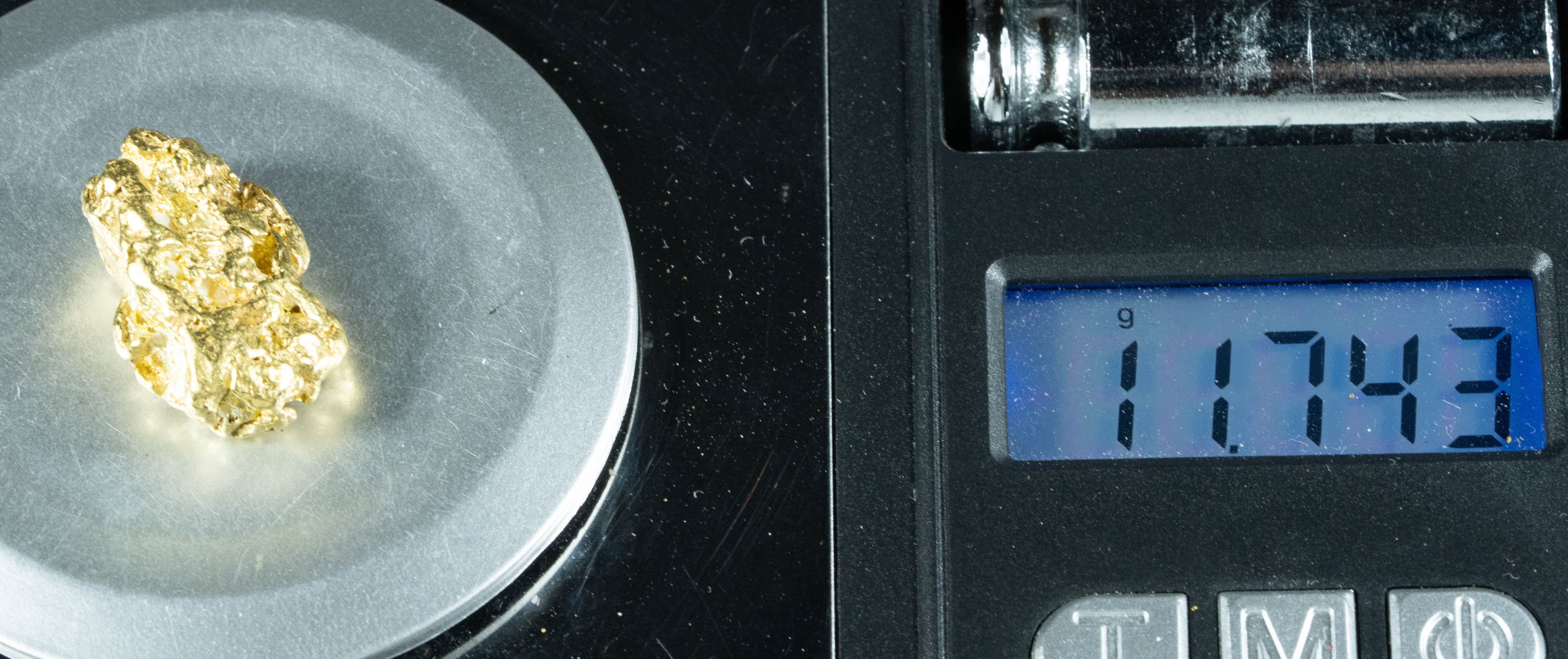 #495 Alaskan BC Natural Gold Nugget 11.74 Grams Genuine