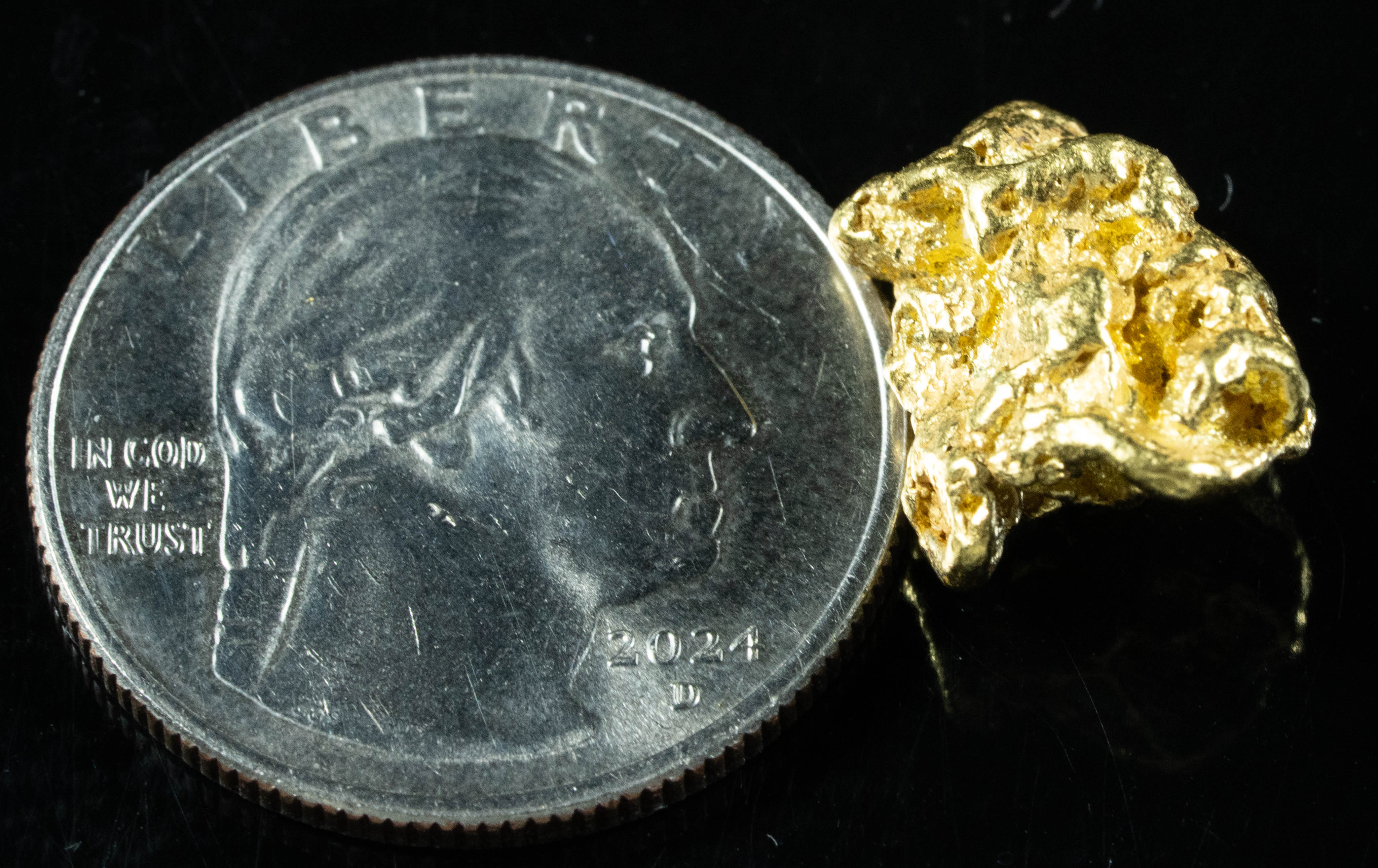 #499 Alaskan BC Natural Gold Nugget 7.20 Grams Genuine