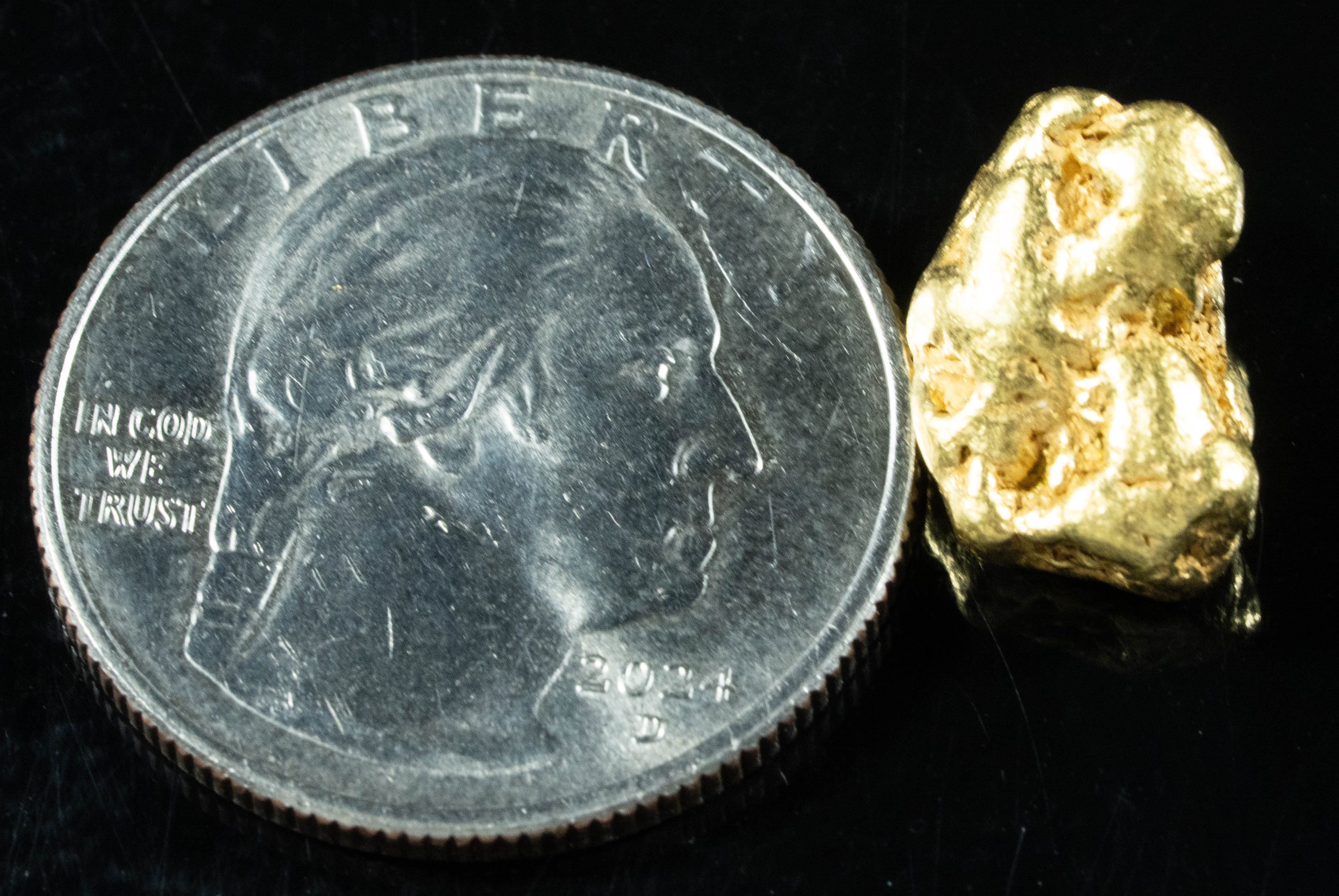 #502 Alaskan BC Natural Gold Nugget 5.44 Grams Genuine