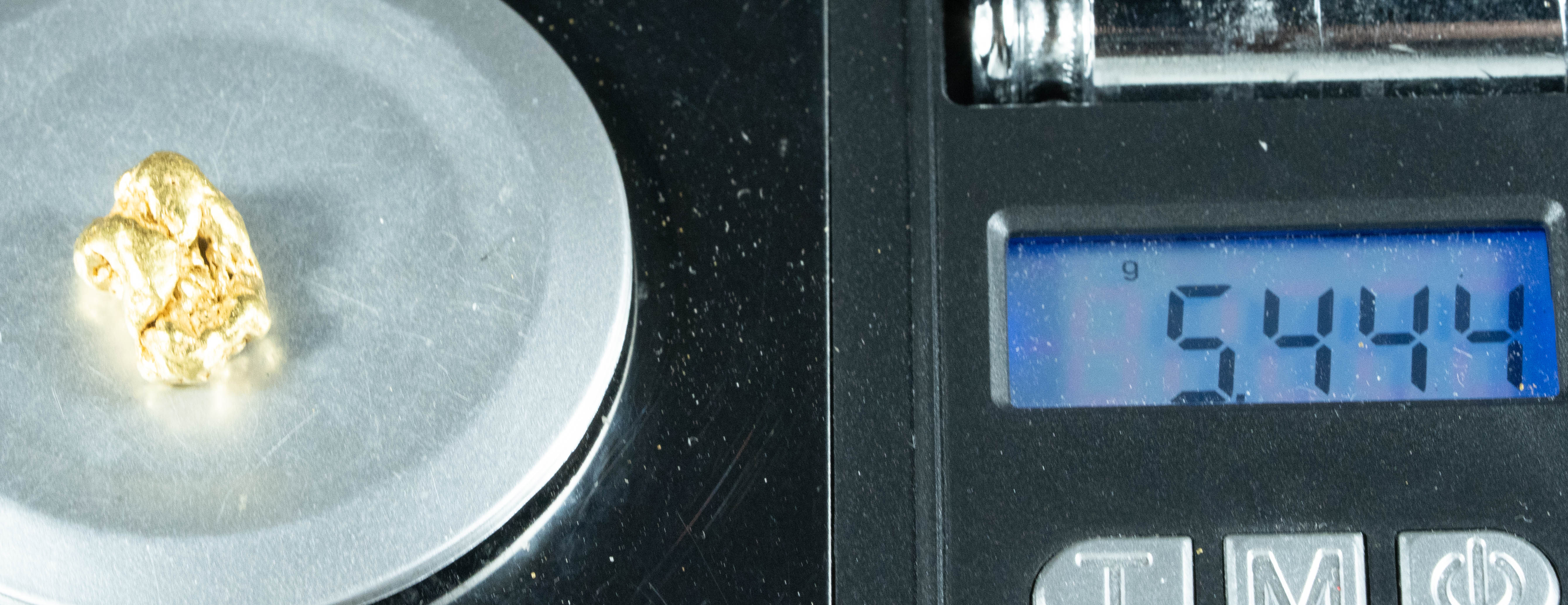 #502 Alaskan BC Natural Gold Nugget 5.44 Grams Genuine