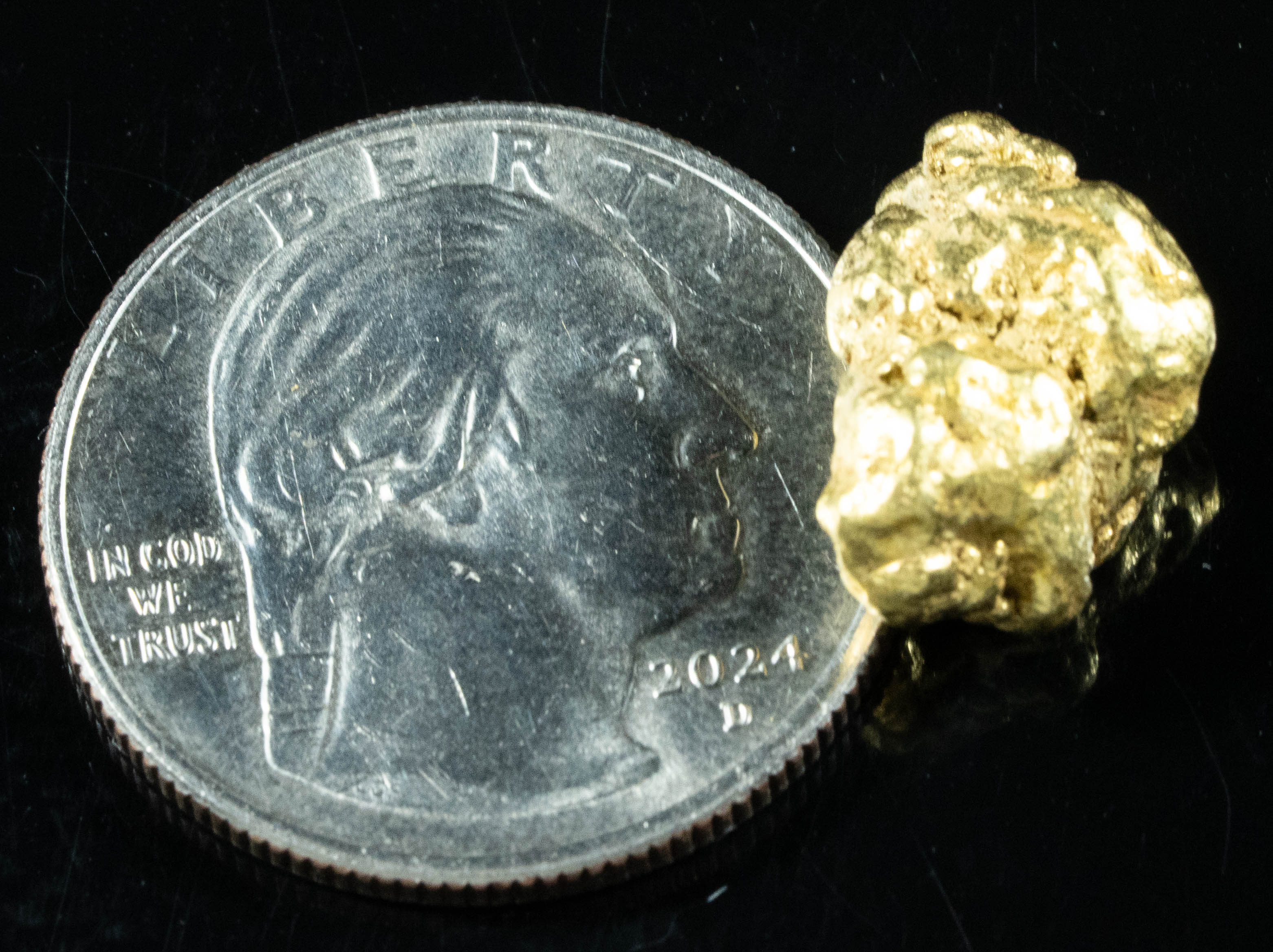 #503 Alaskan BC Natural Gold Nugget 6.61 Grams Genuine