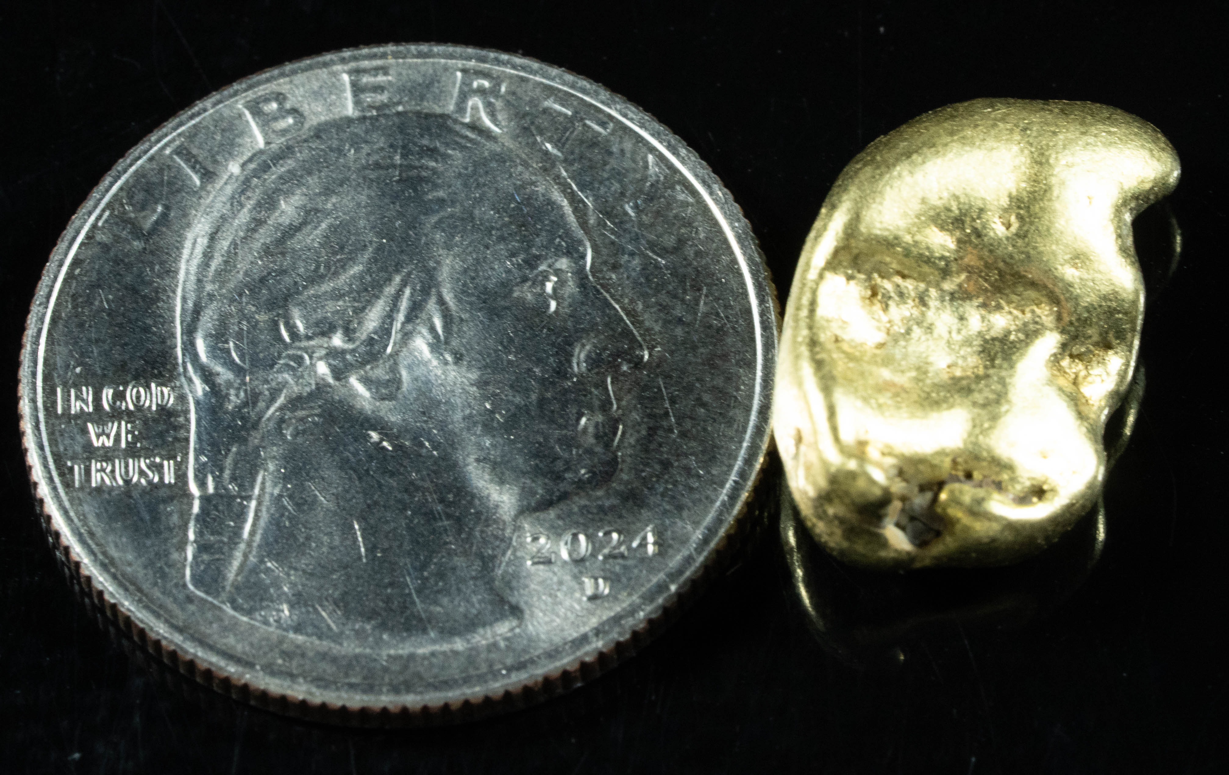 #504 Alaskan BC Natural Gold Nugget 8.15 Grams Genuine