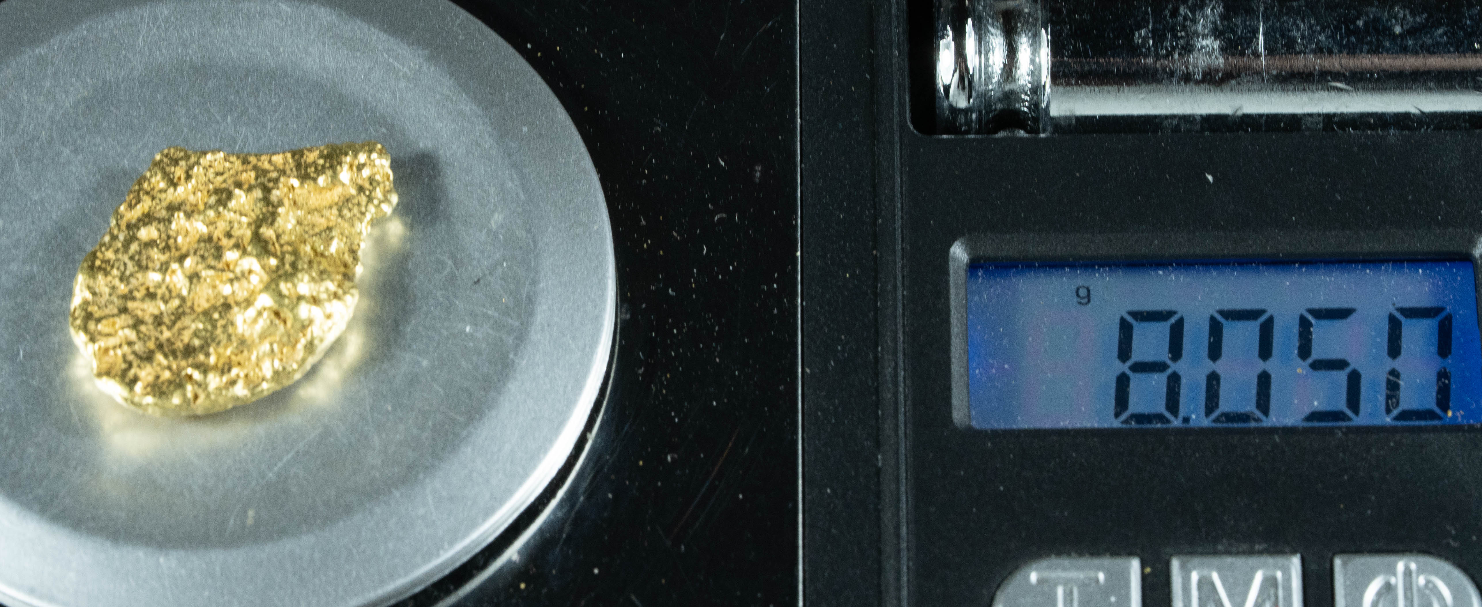 #505 Alaskan BC Natural Gold Nugget 8.05 Grams Genuine