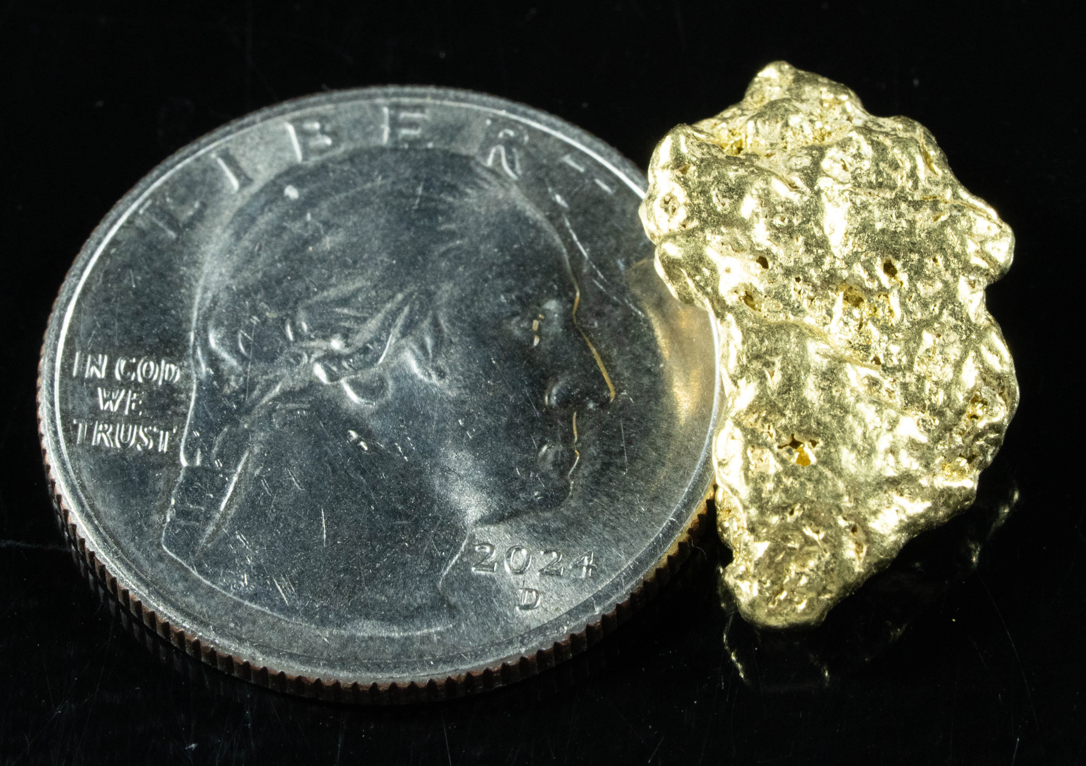 #506 Alaskan BC Natural Gold Nugget 5.27 Grams Genuine