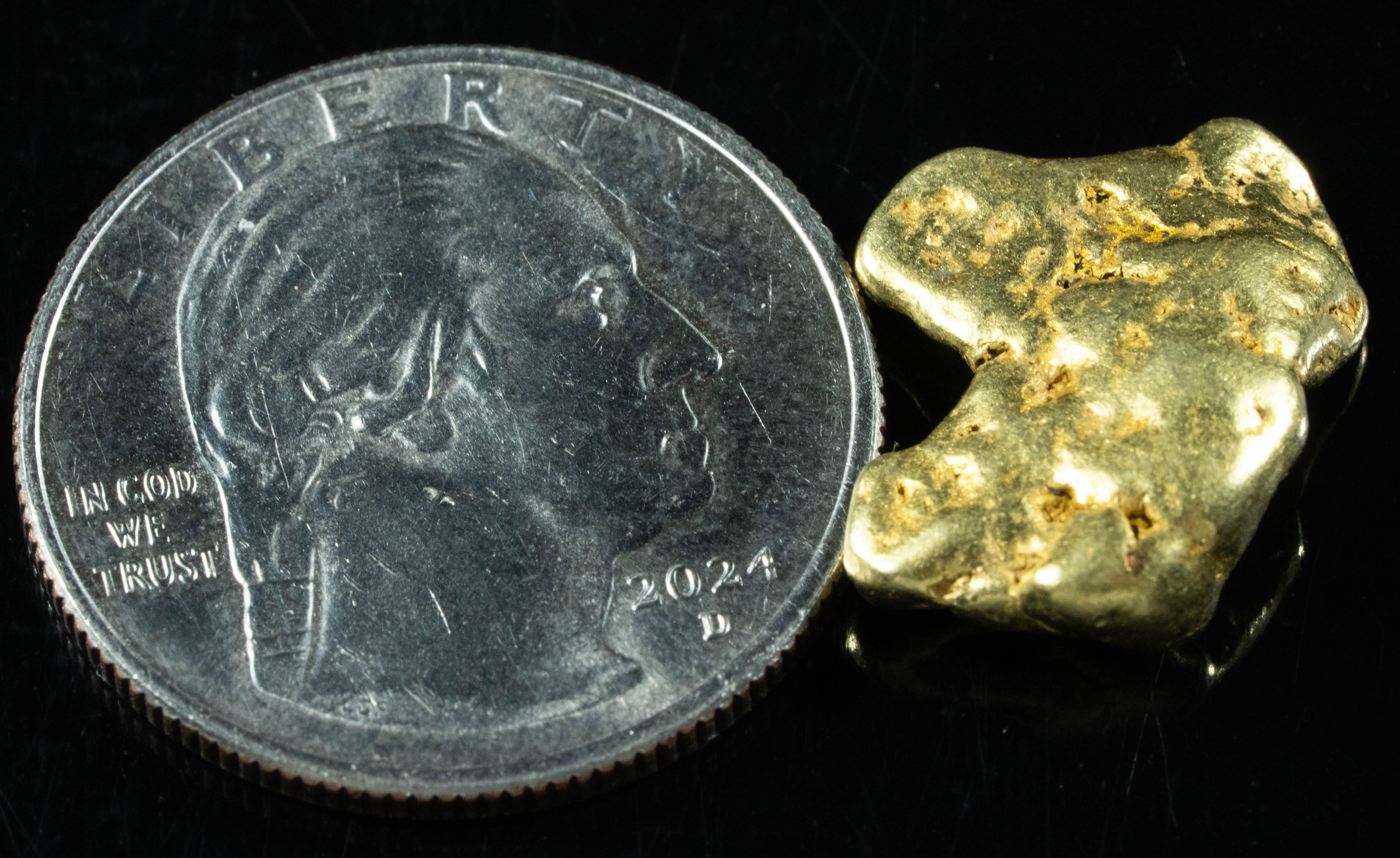 #511 Alaskan BC Natural Gold Nugget 6.76 Grams Genuine