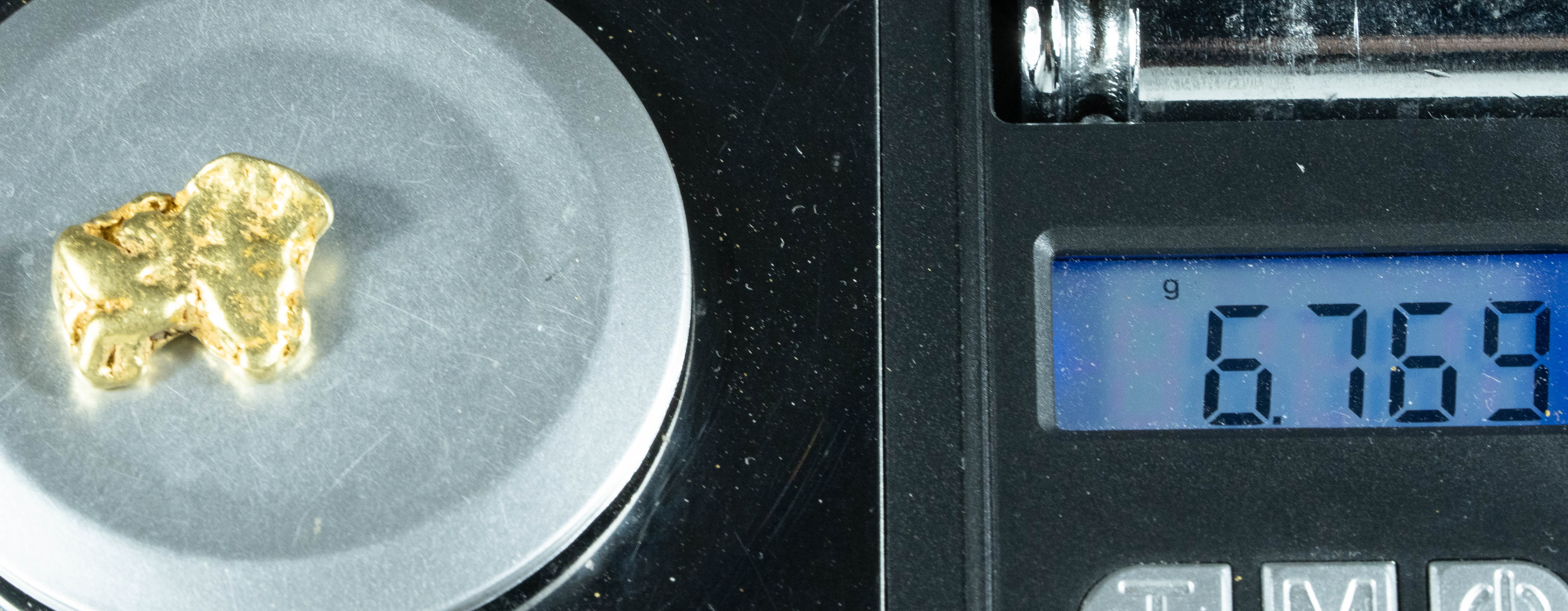 #511 Alaskan BC Natural Gold Nugget 6.76 Grams Genuine