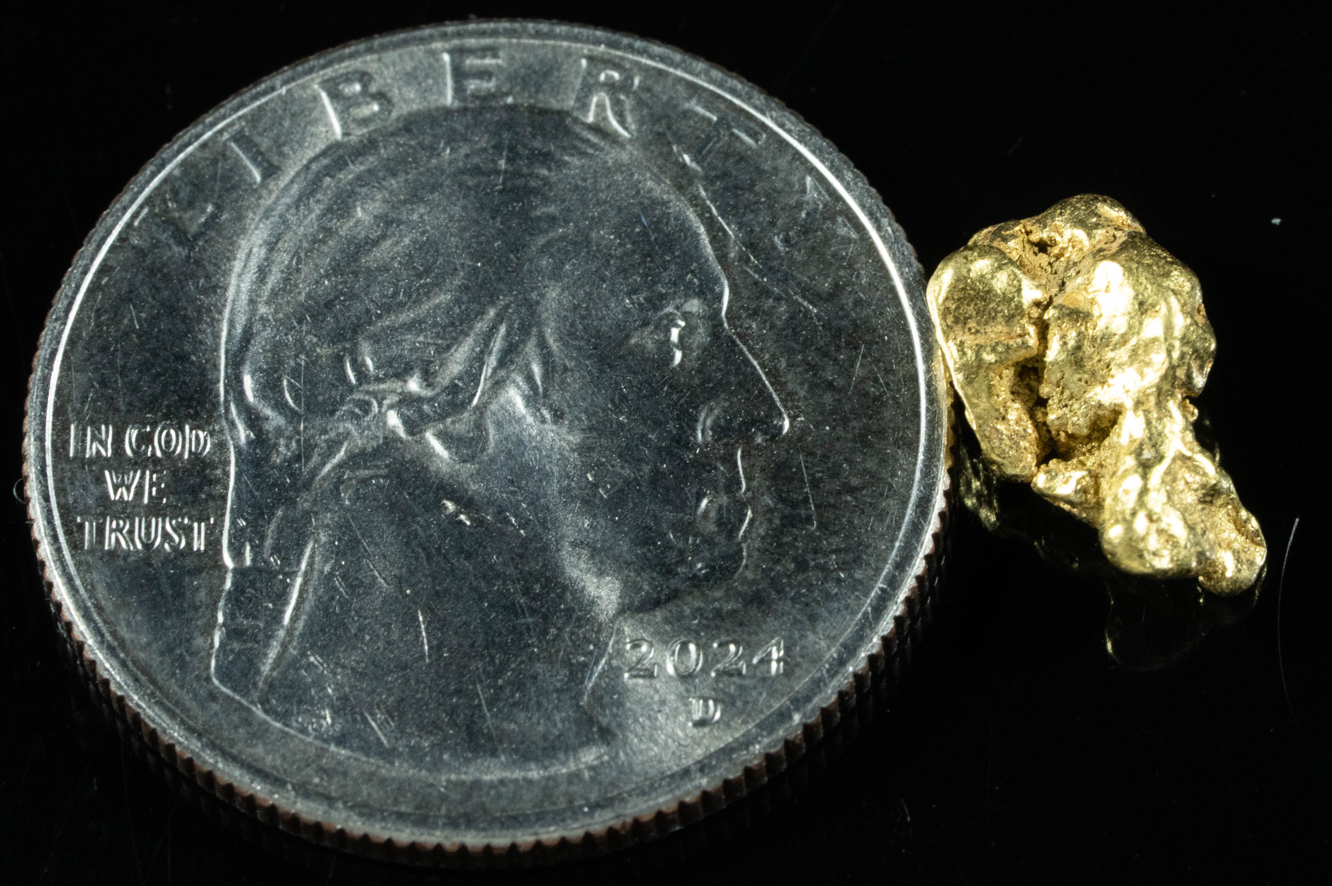 #117 Alaskan BC Natural Gold Nugget 1.80 Grams Genuine