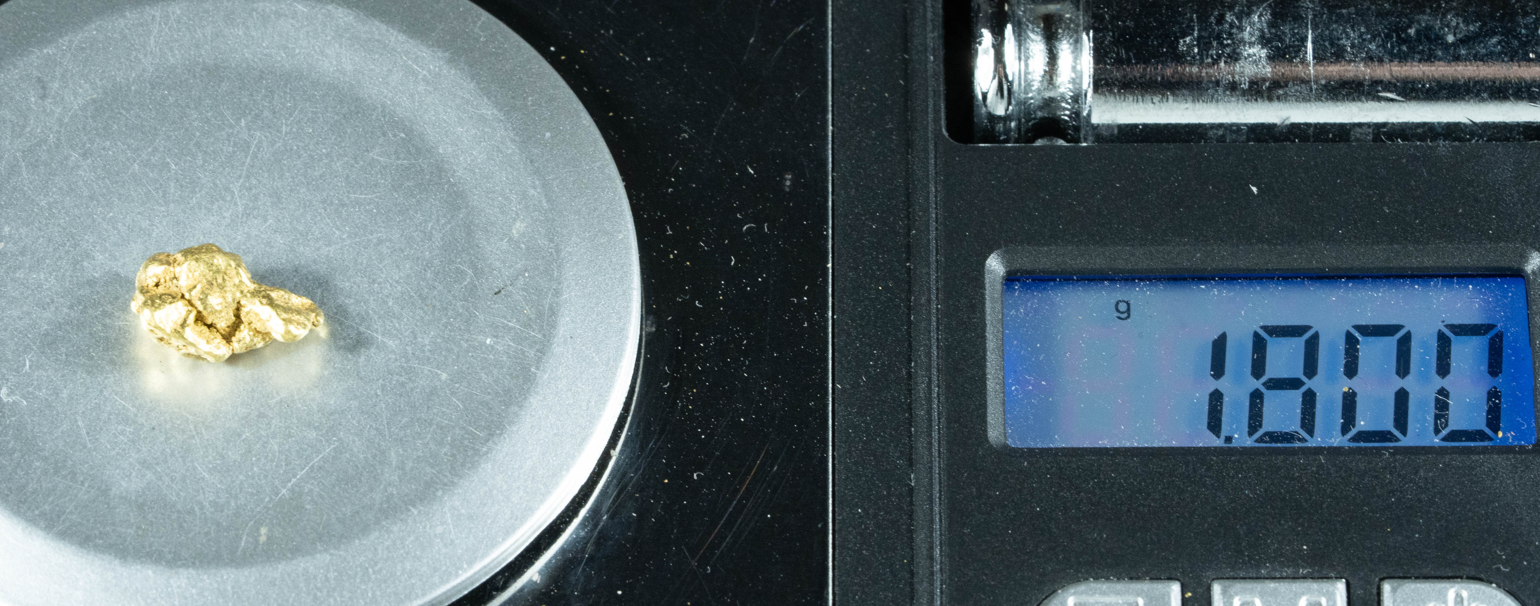 #117 Alaskan BC Natural Gold Nugget 1.80 Grams Genuine