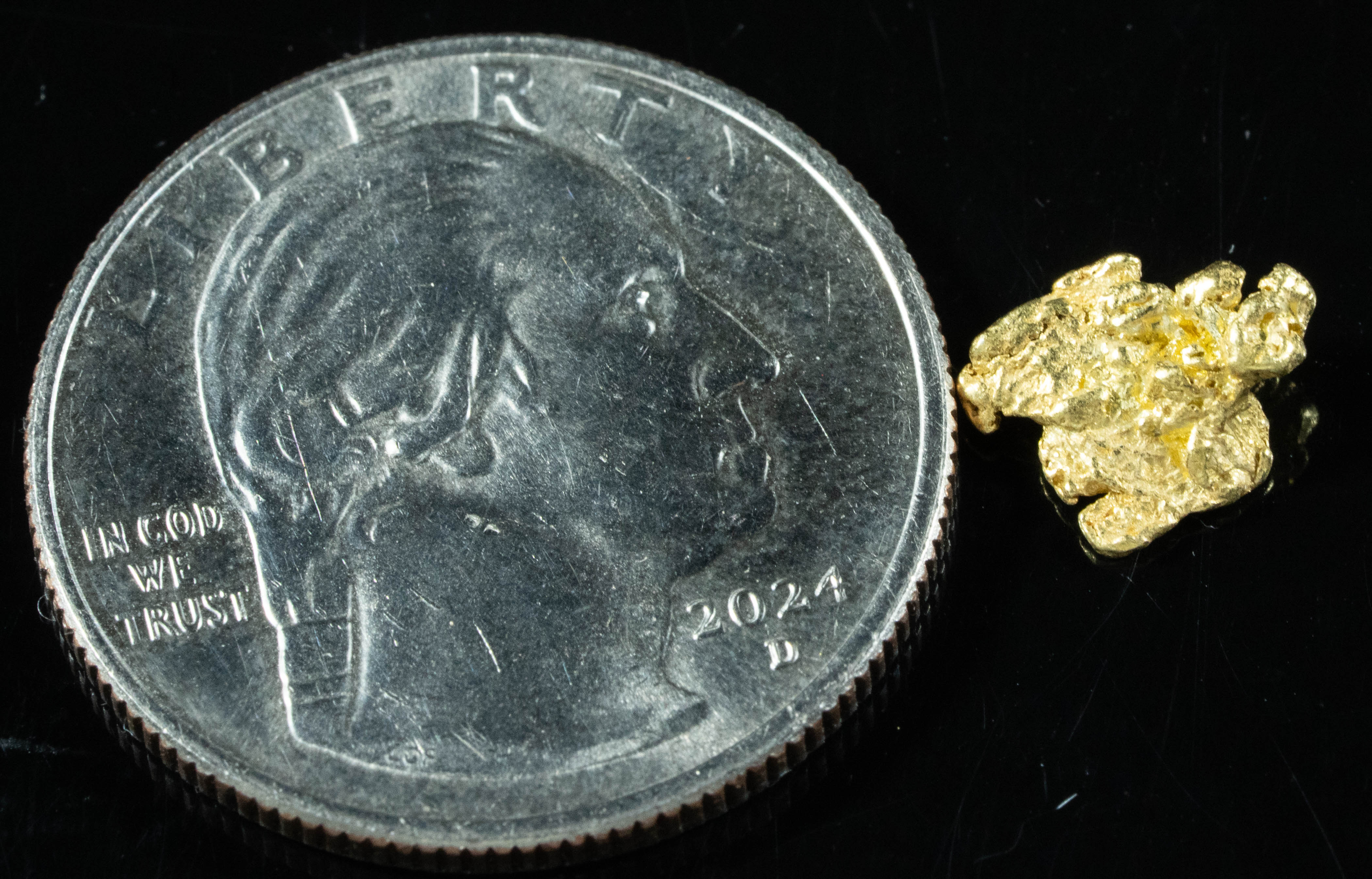 #118 Alaskan BC Natural Gold Nugget .71 Grams Genuine