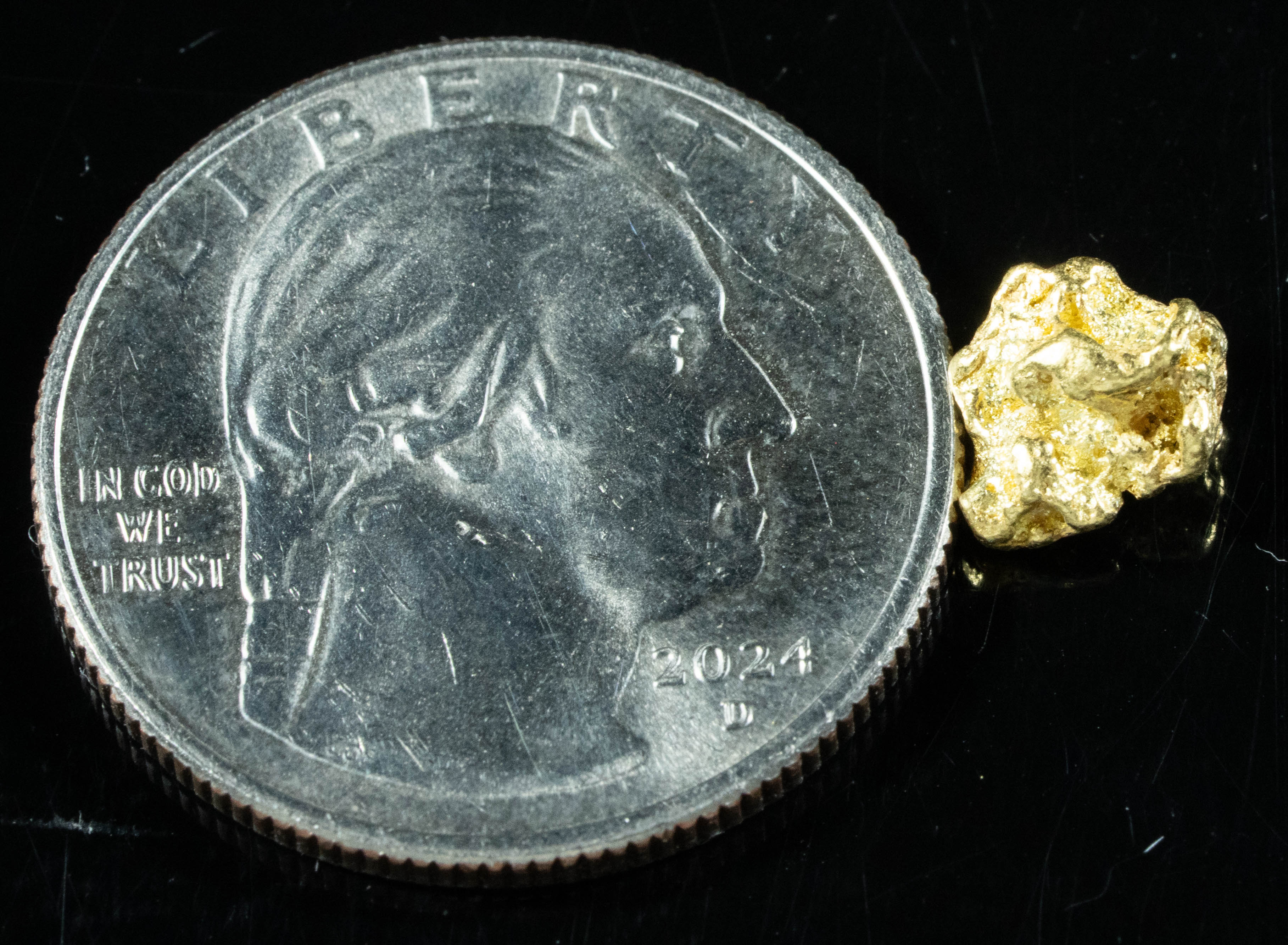 #119 Alaskan BC Natural Gold Nugget 1.13 Grams Genuine