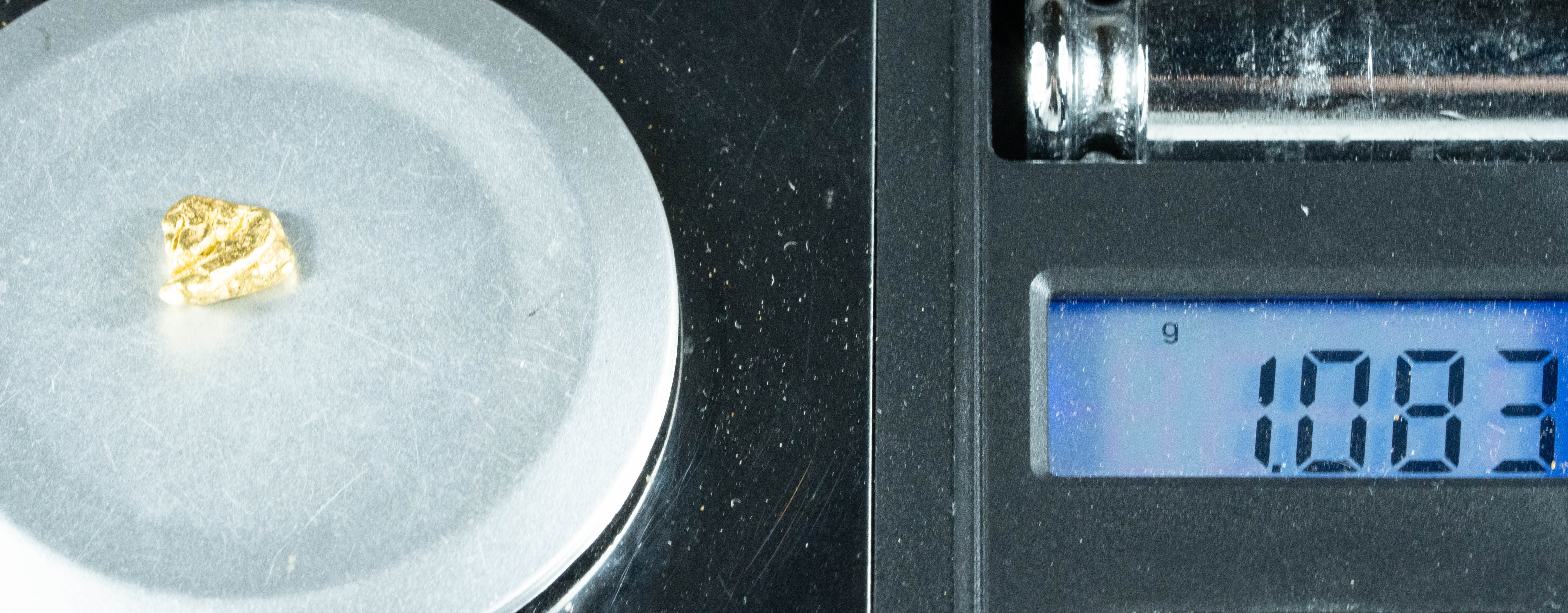 #124 Alaskan BC Natural Gold Nugget 1.08 Grams Genuine