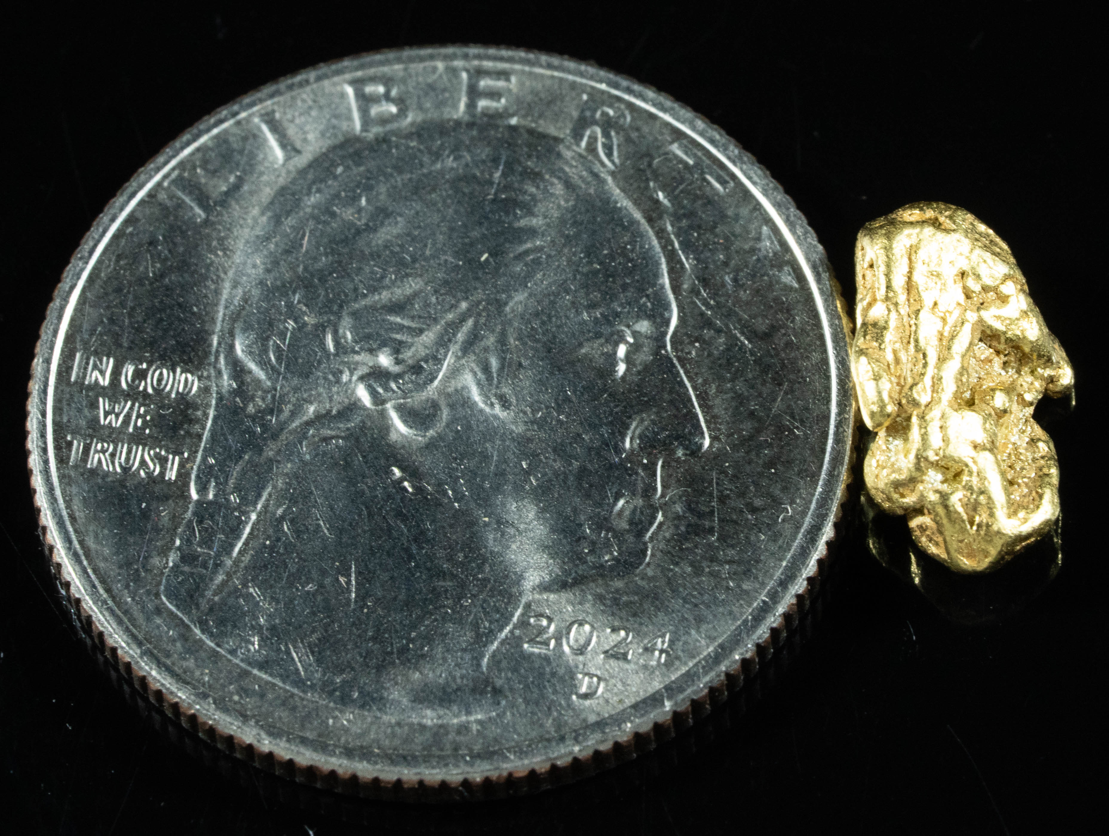 #133 Alaskan BC Natural Gold Nugget 1.57 Grams Genuine