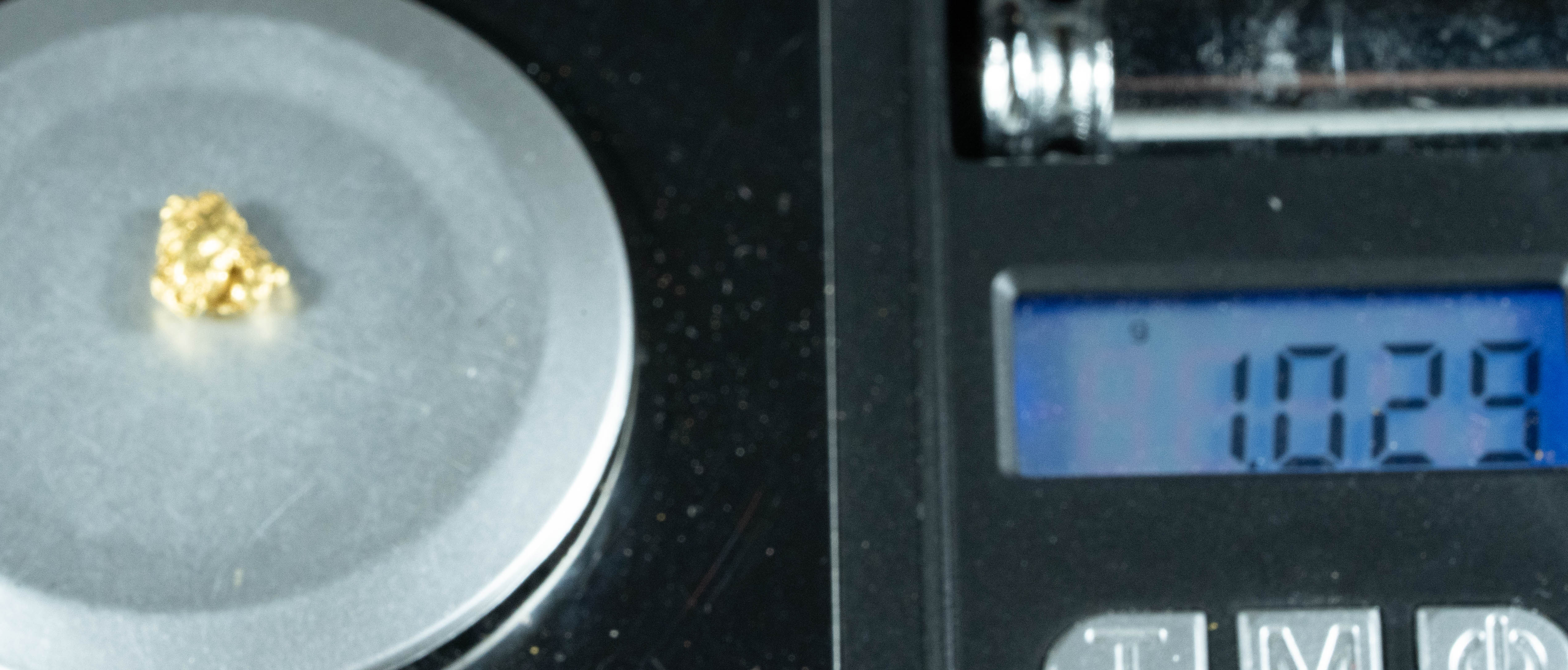 #136 Alaskan BC Natural Gold Nugget 1.02 Grams Genuine