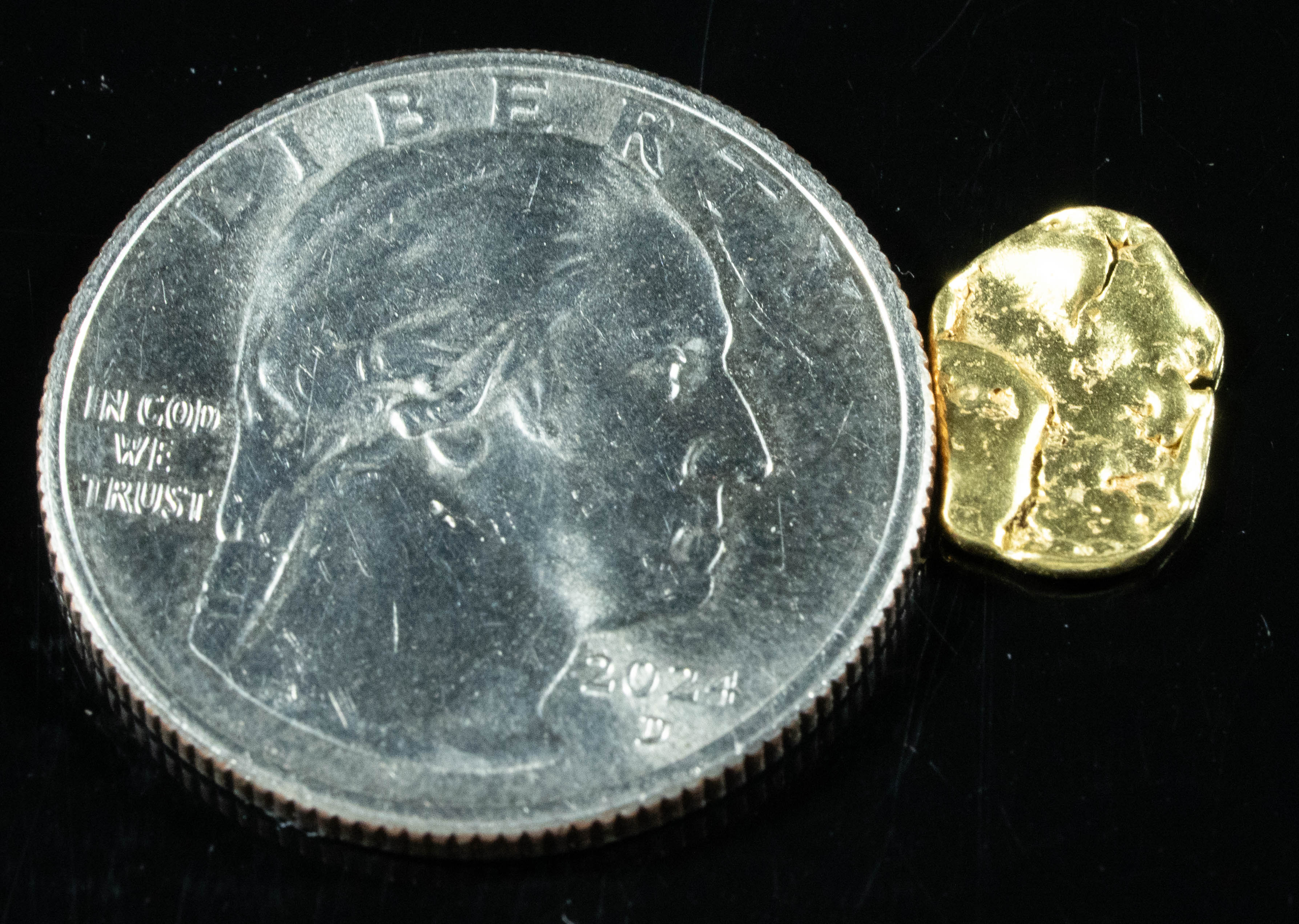 #141 Alaskan BC Natural Gold Nugget .70 Grams Genuine