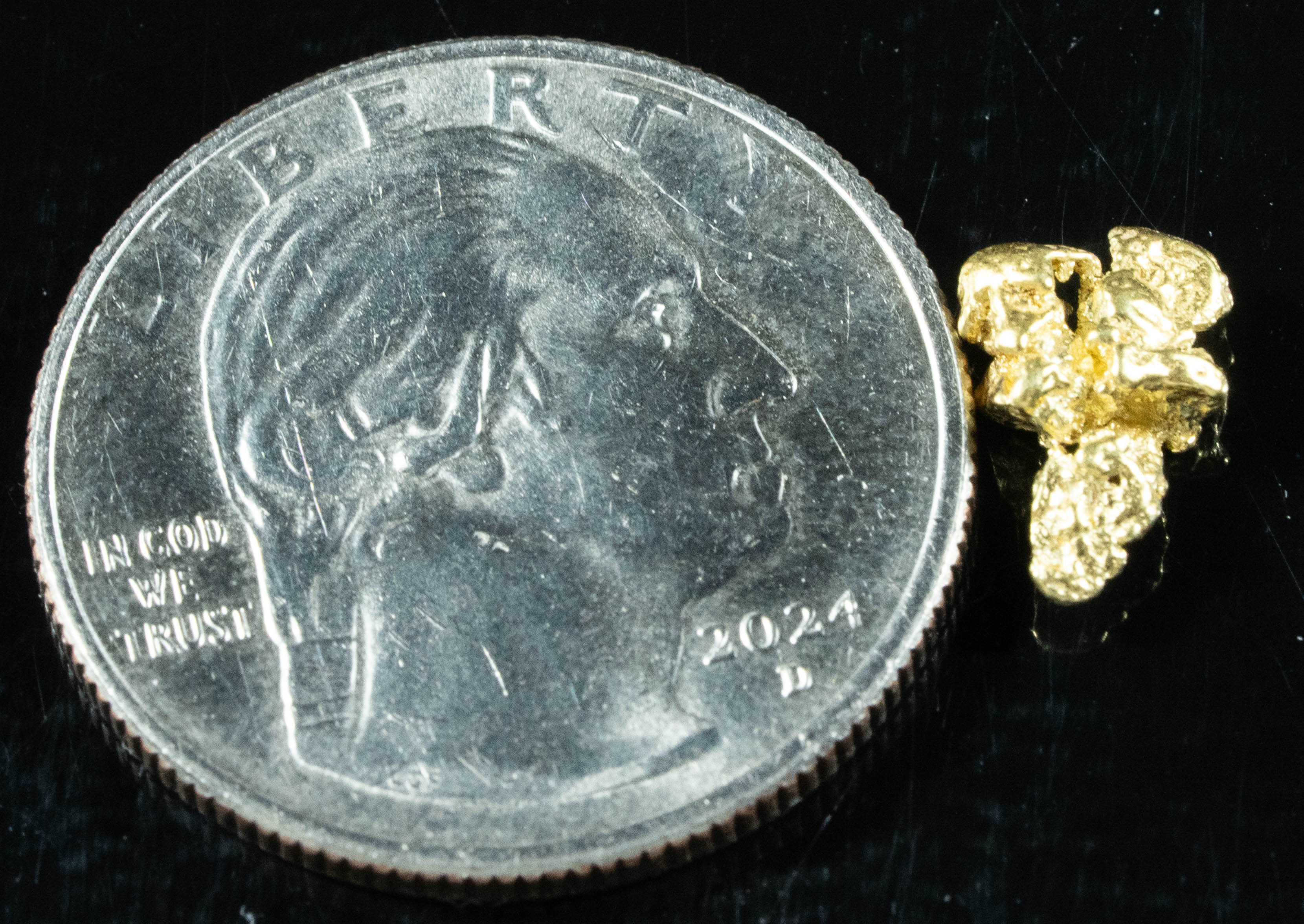 #144 Alaskan BC Natural Gold Nugget .79 Grams Genuine