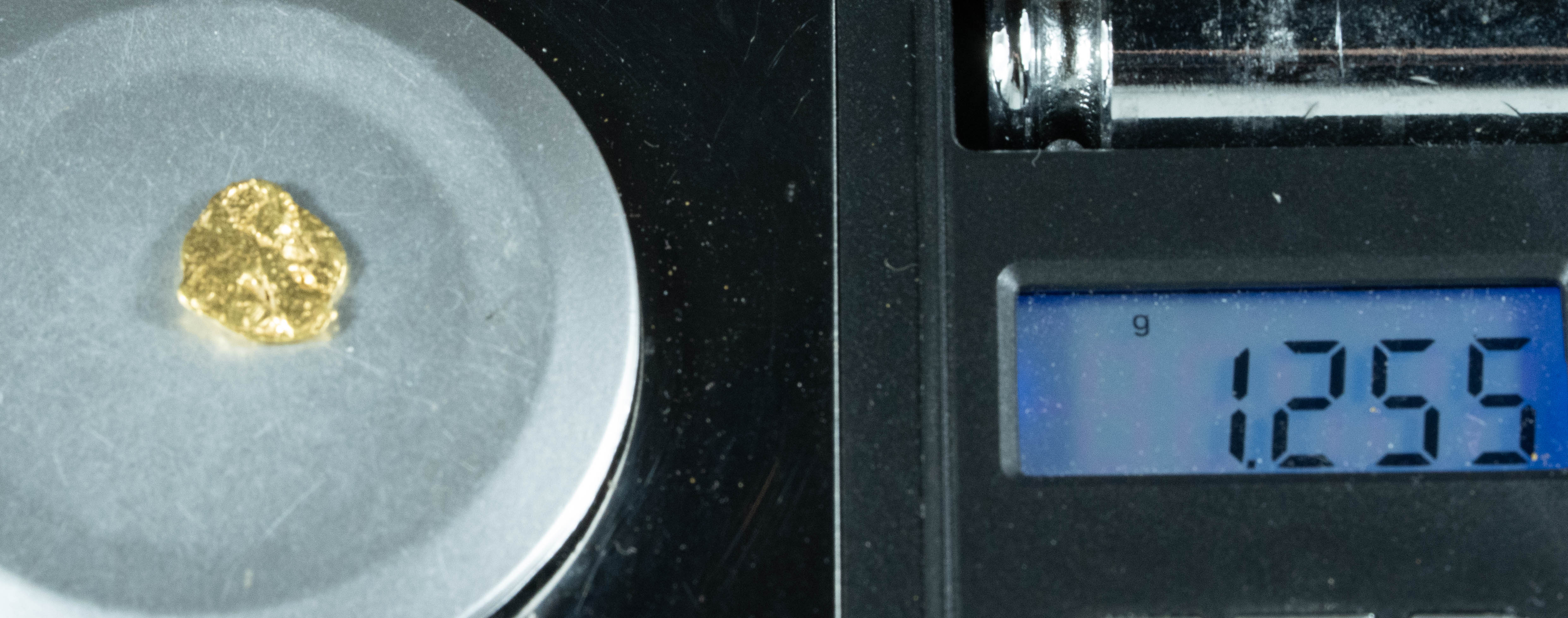 #152 Alaskan BC Natural Gold Nugget 1.25 Grams Genuine