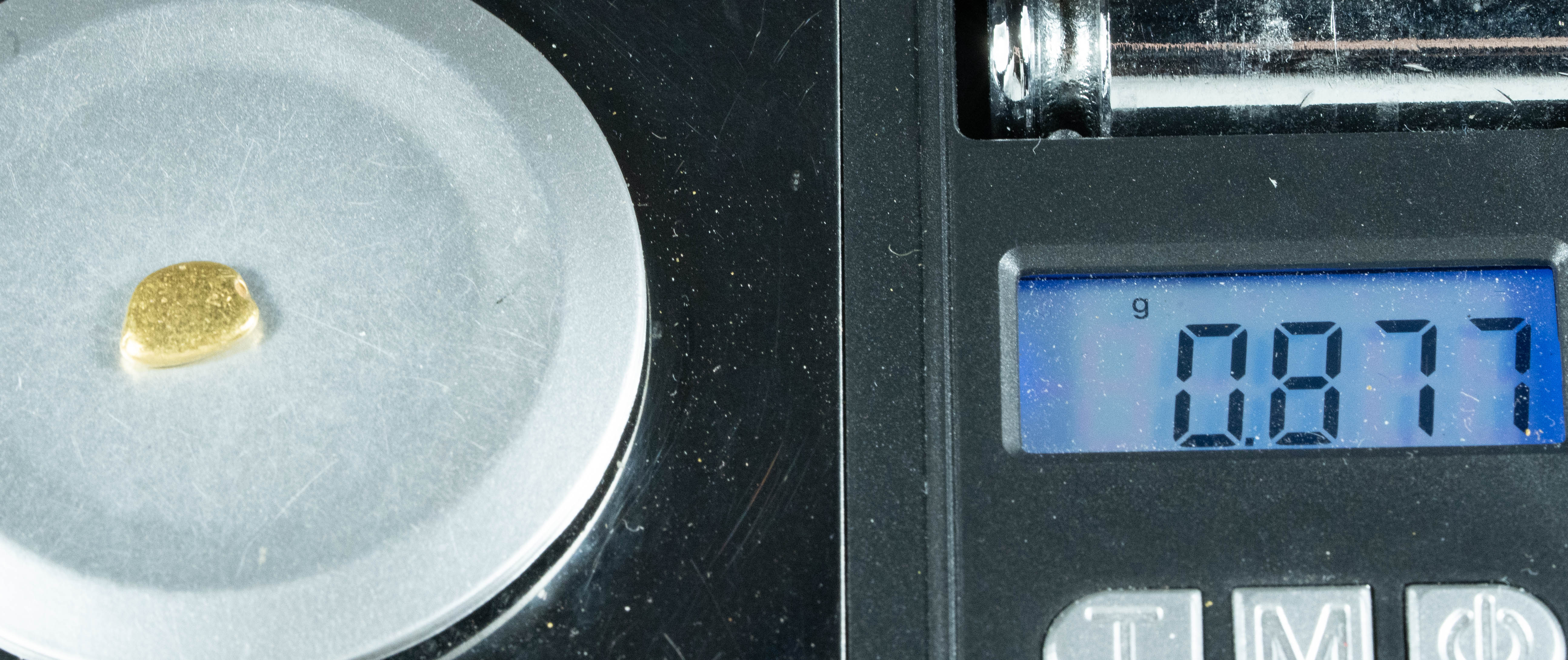 #154 Alaskan BC Natural Gold Nugget .87 Grams Genuine