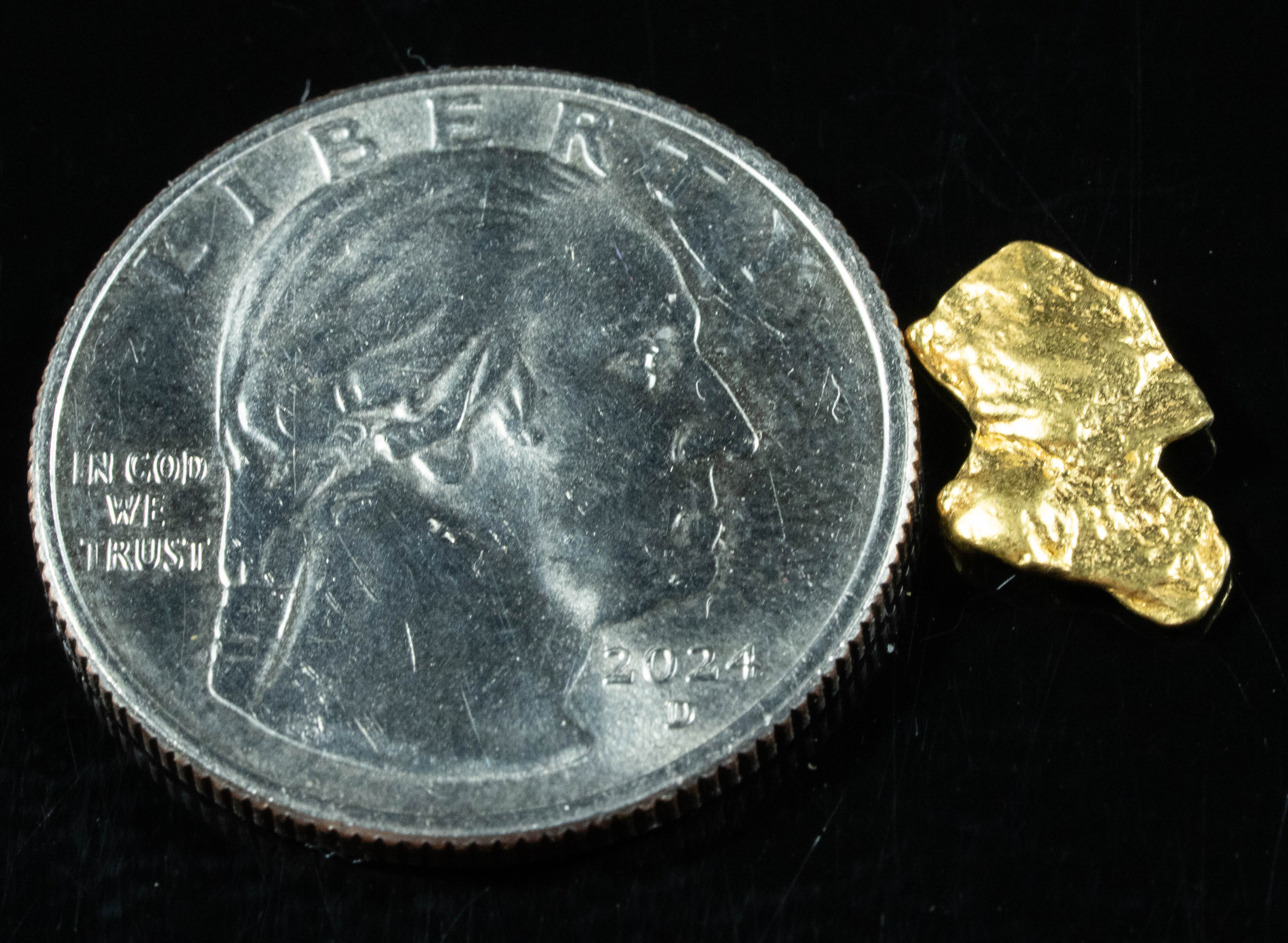 #161 Alaskan BC Natural Gold Nugget .71 Grams Genuine