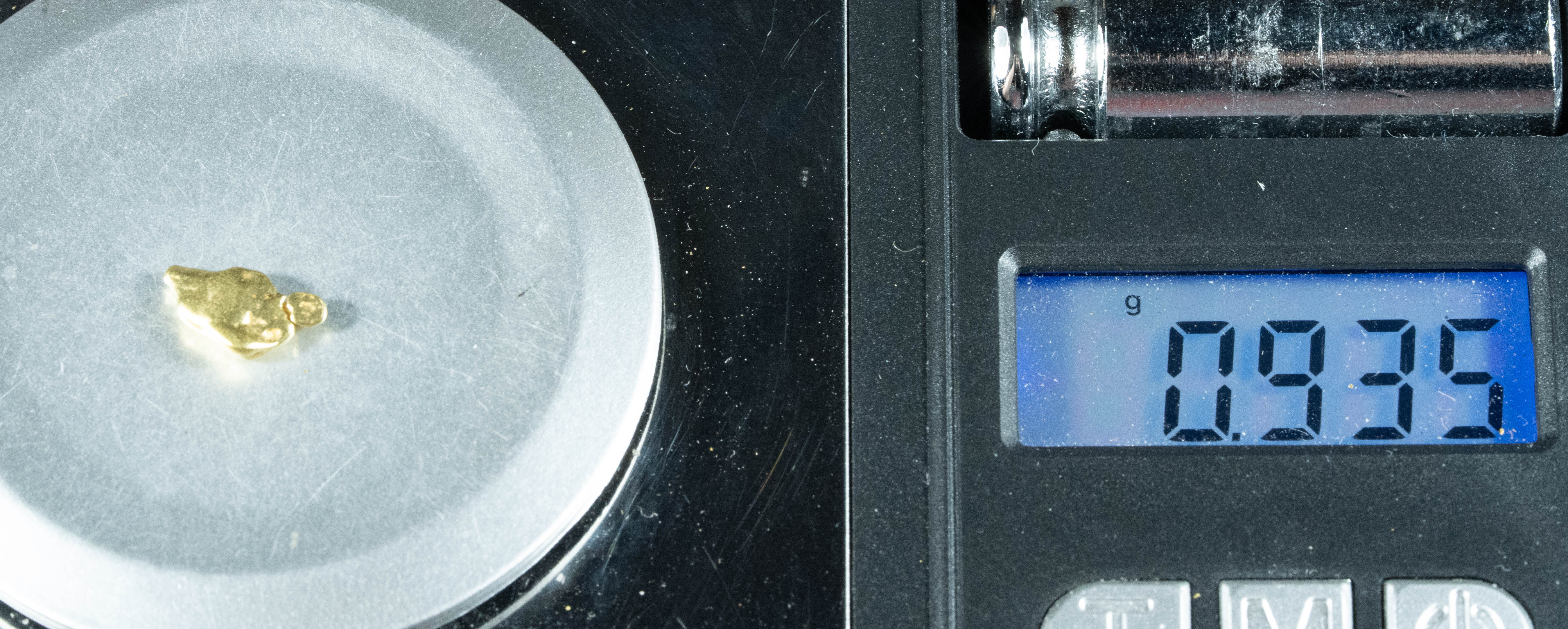 #165 Alaskan BC Natural Gold Nugget .93 Grams Genuine