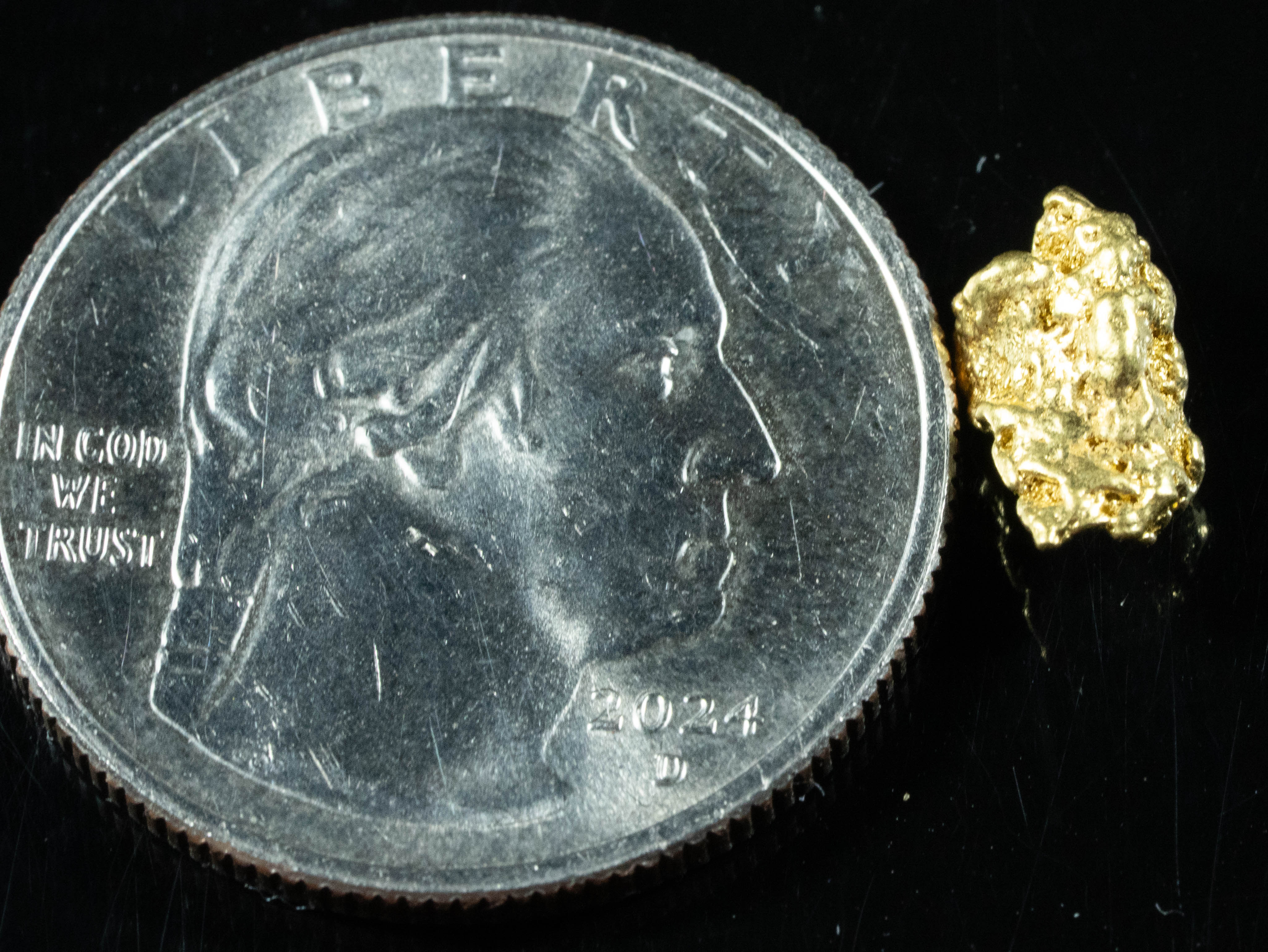 #167 Alaskan BC Natural Gold Nugget .91 Grams Genuine