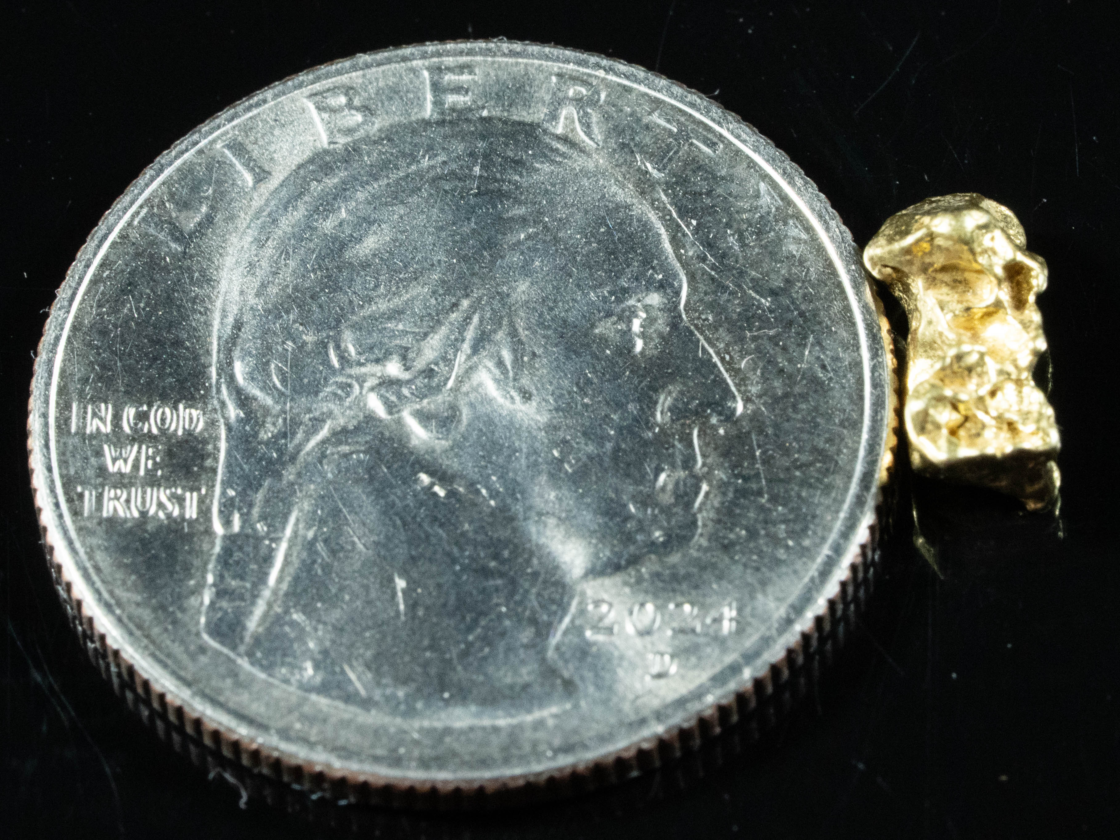 #169 Alaskan BC Natural Gold Nugget .96 Grams Genuine