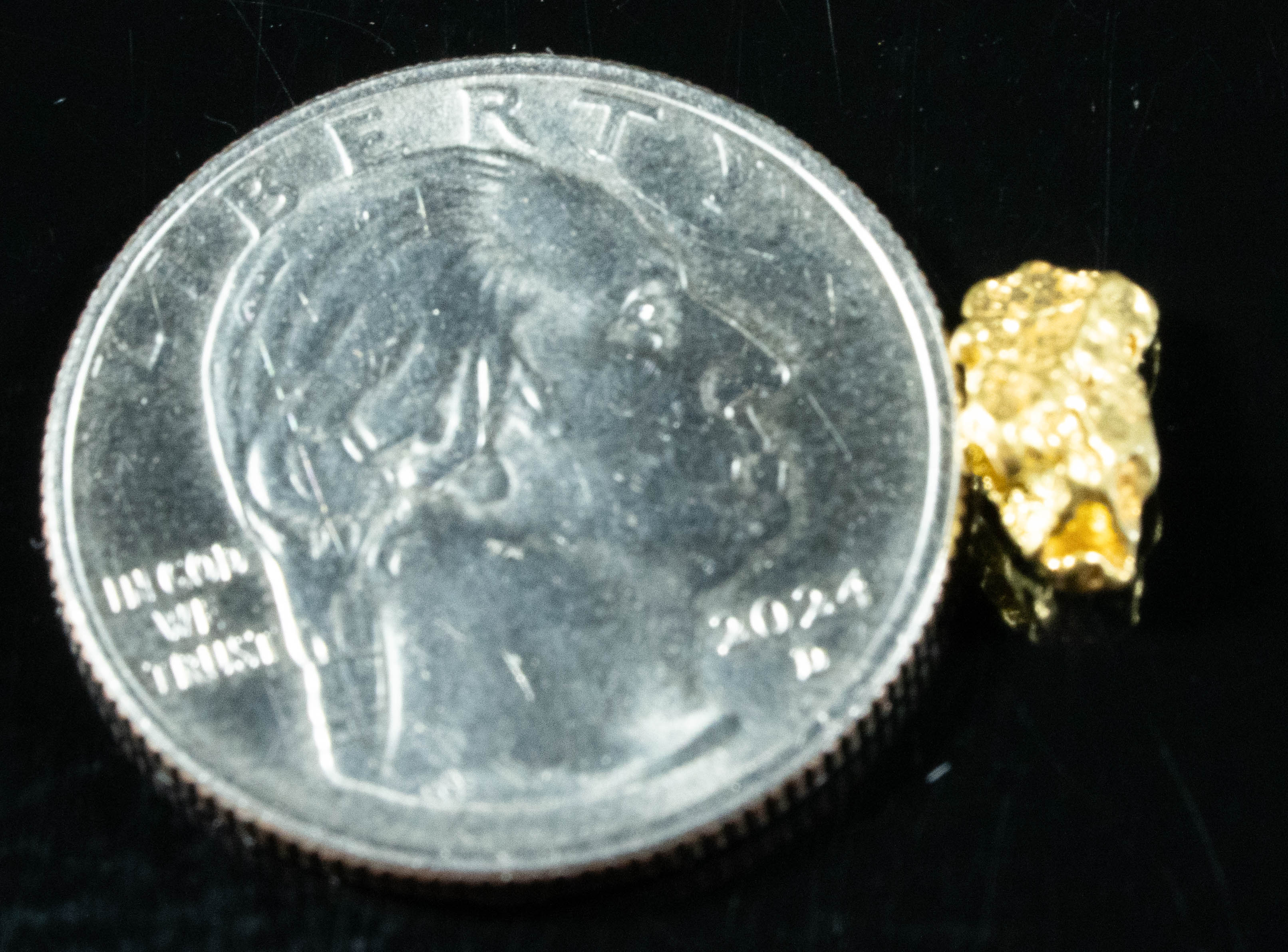 #170 Alaskan BC Natural Gold Nugget .95 Grams Genuine