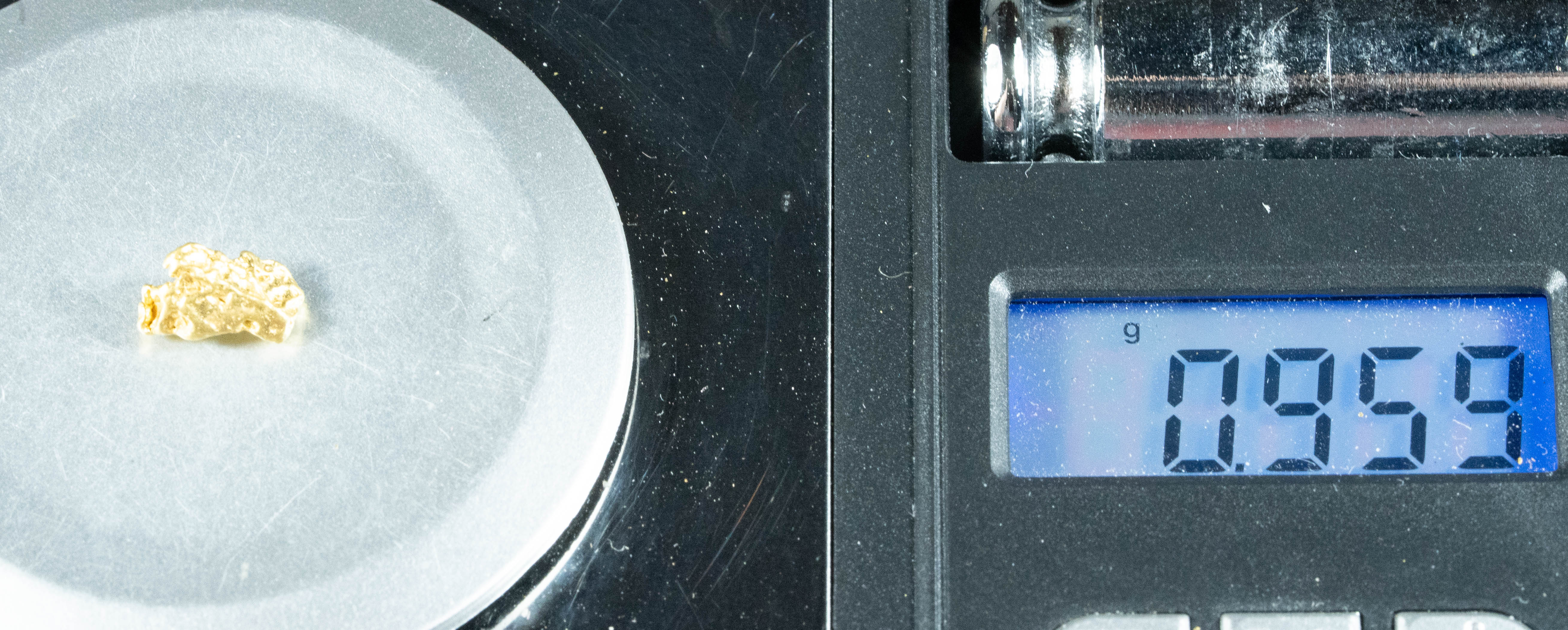 #170 Alaskan BC Natural Gold Nugget .95 Grams Genuine