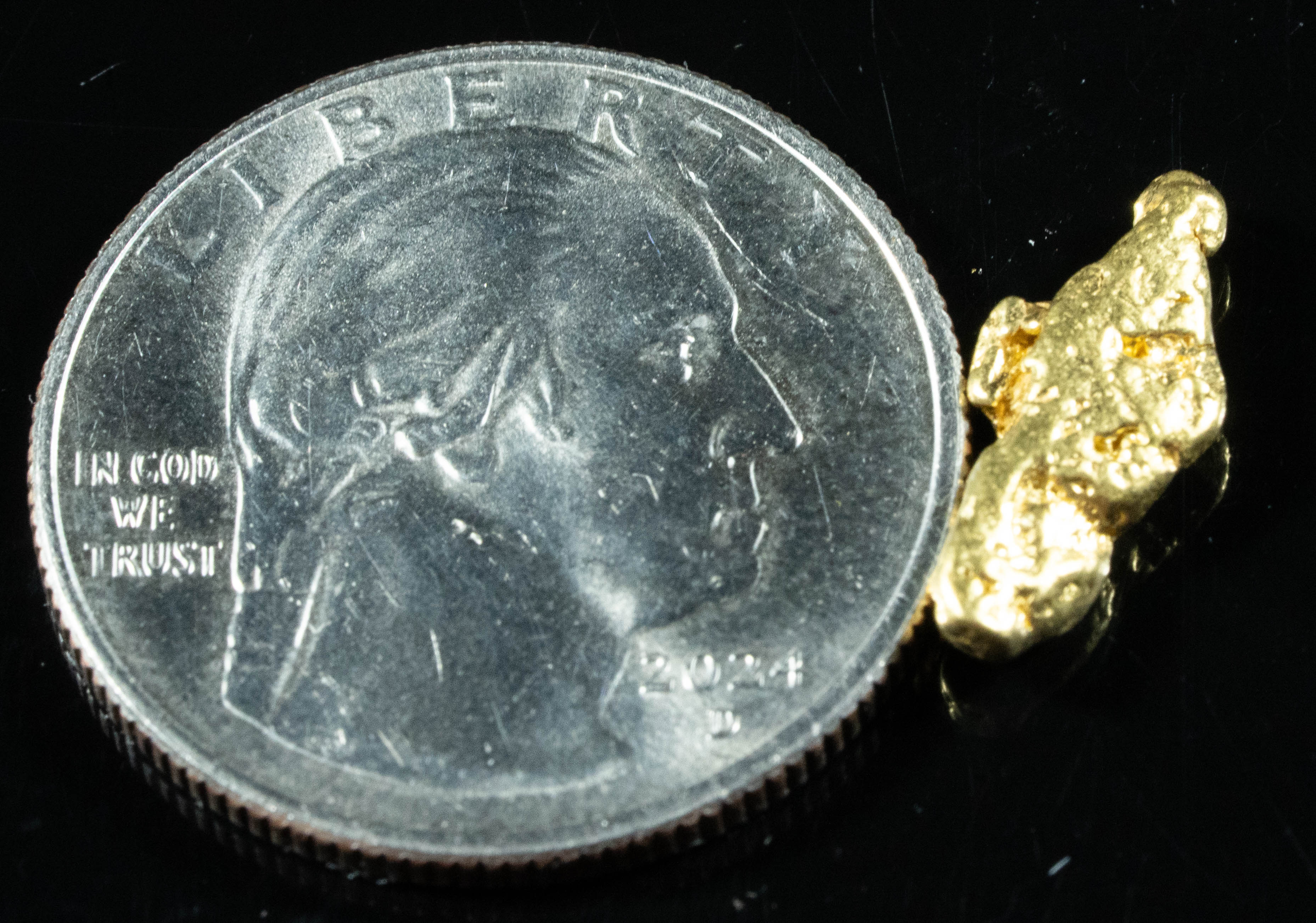 #173 Alaskan BC Natural Gold Nugget 1.88 Grams Genuine