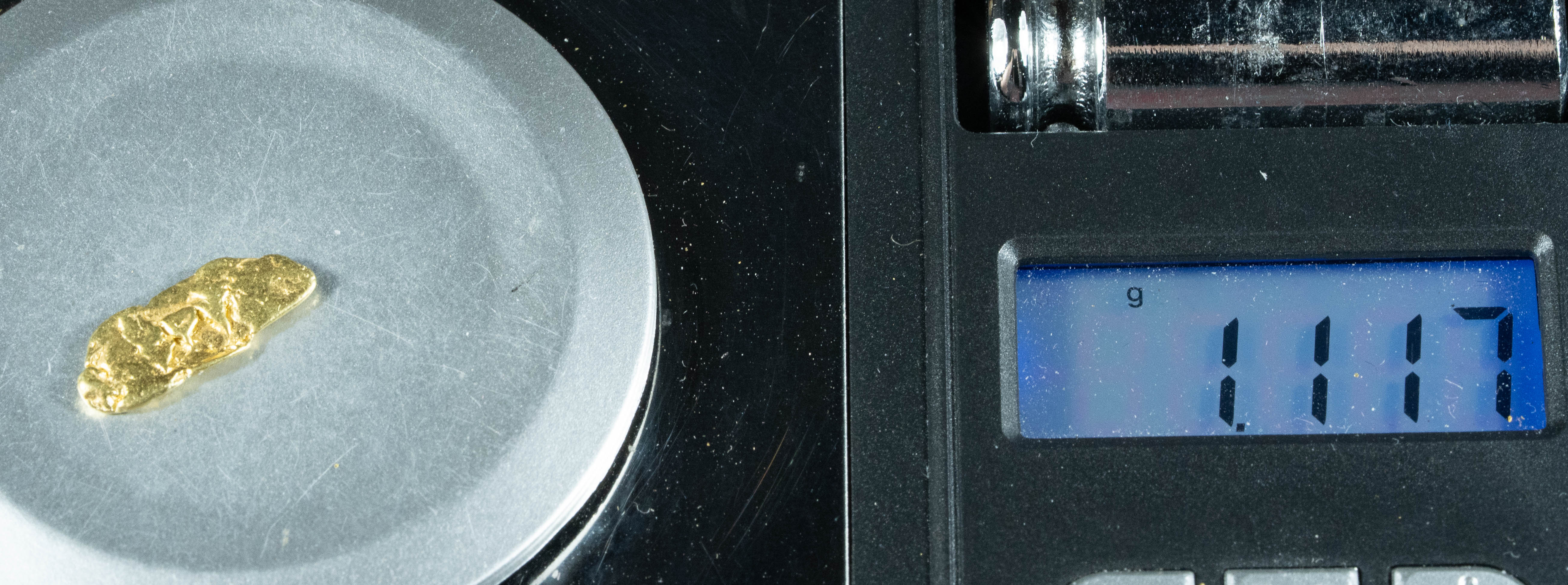 #176 Alaskan BC Natural Gold Nugget 1.11 Grams Genuine