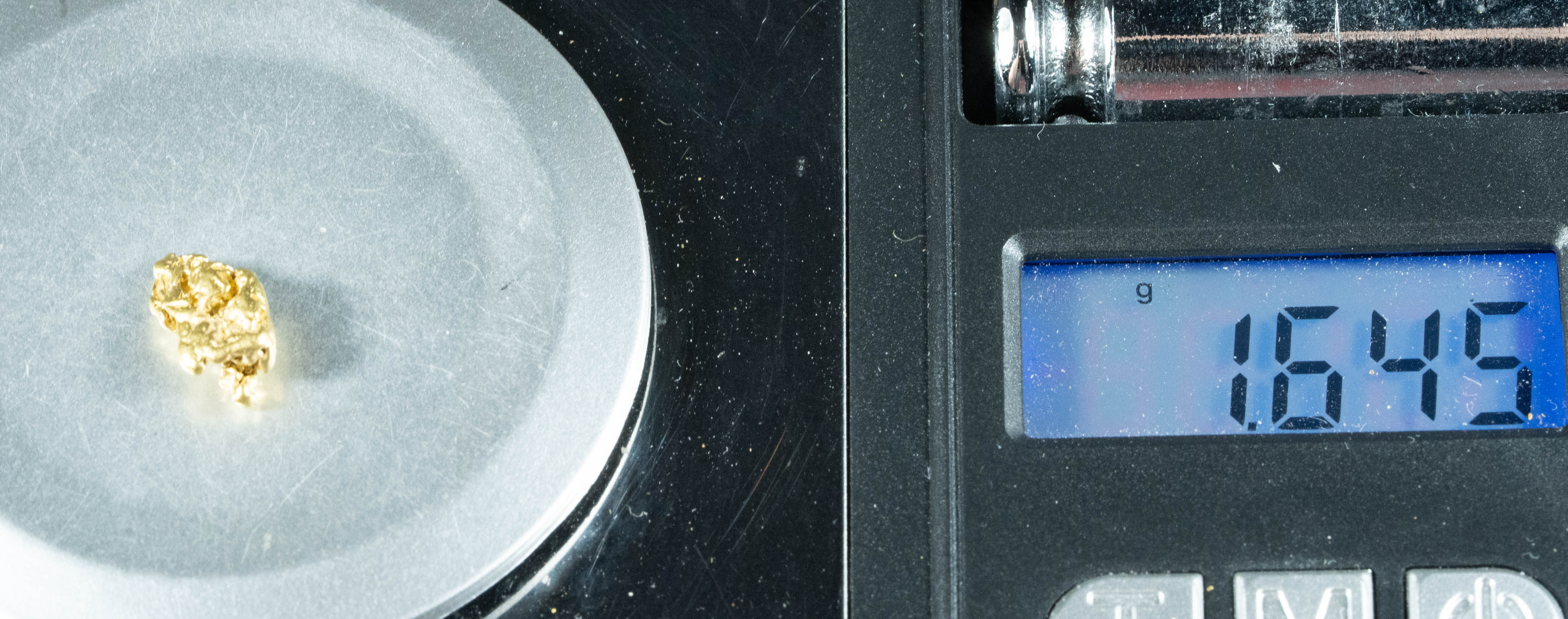 #178 Alaskan BC Natural Gold Nugget 1.64 Grams Genuine