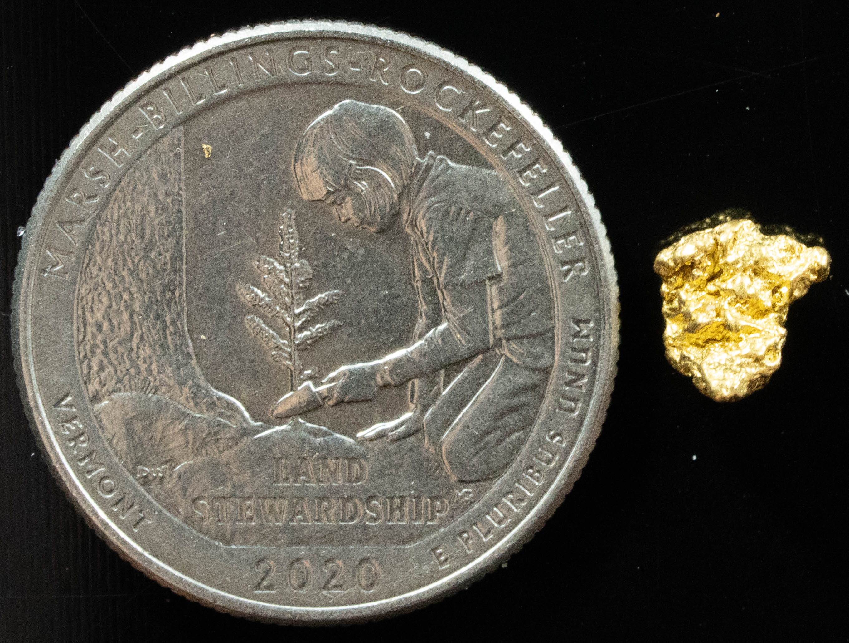 #732 Natural Gold Nugget Australian 1.09 Grams Genuine