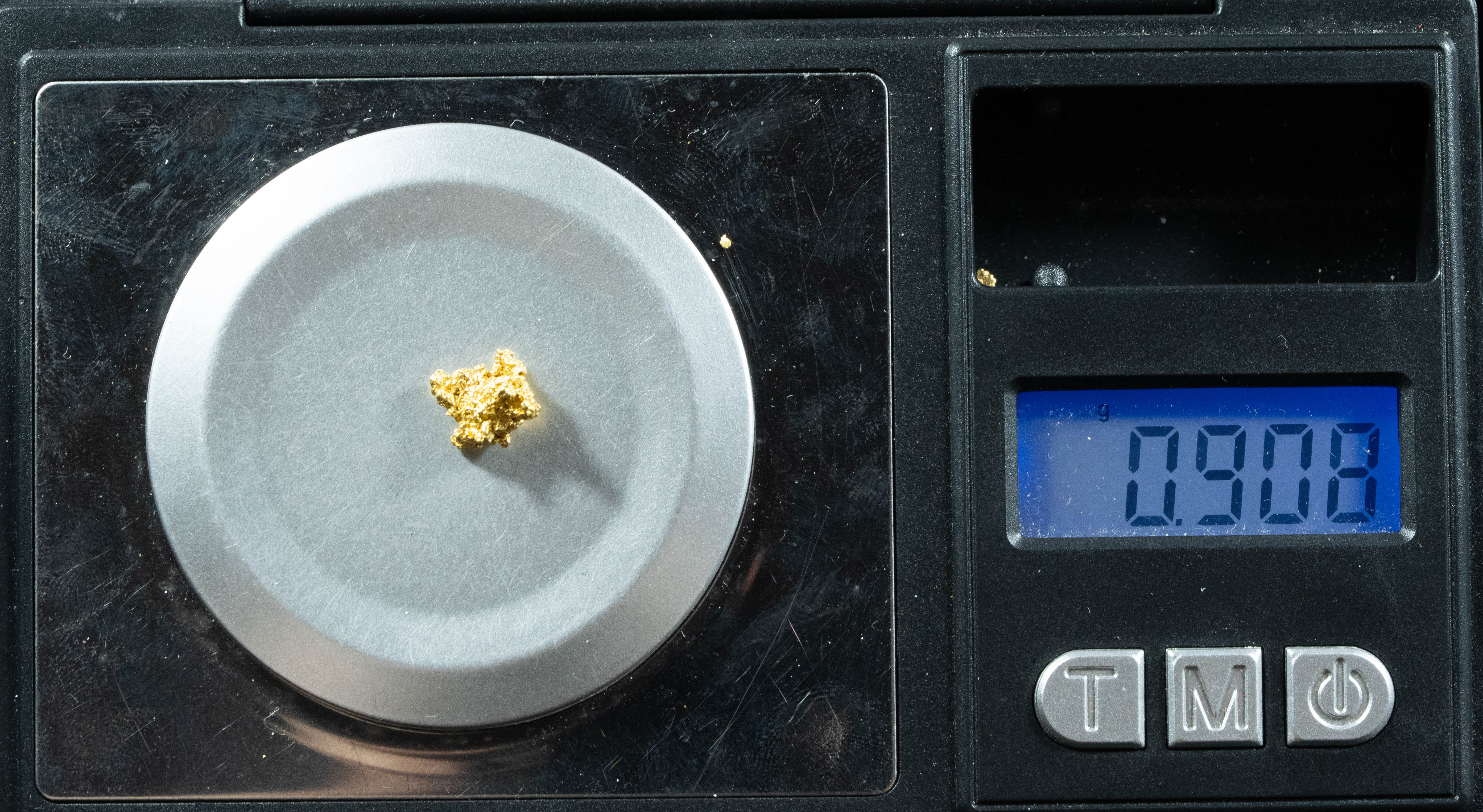 #735 Natural Gold Nugget Australian .908 Grams Genuine
