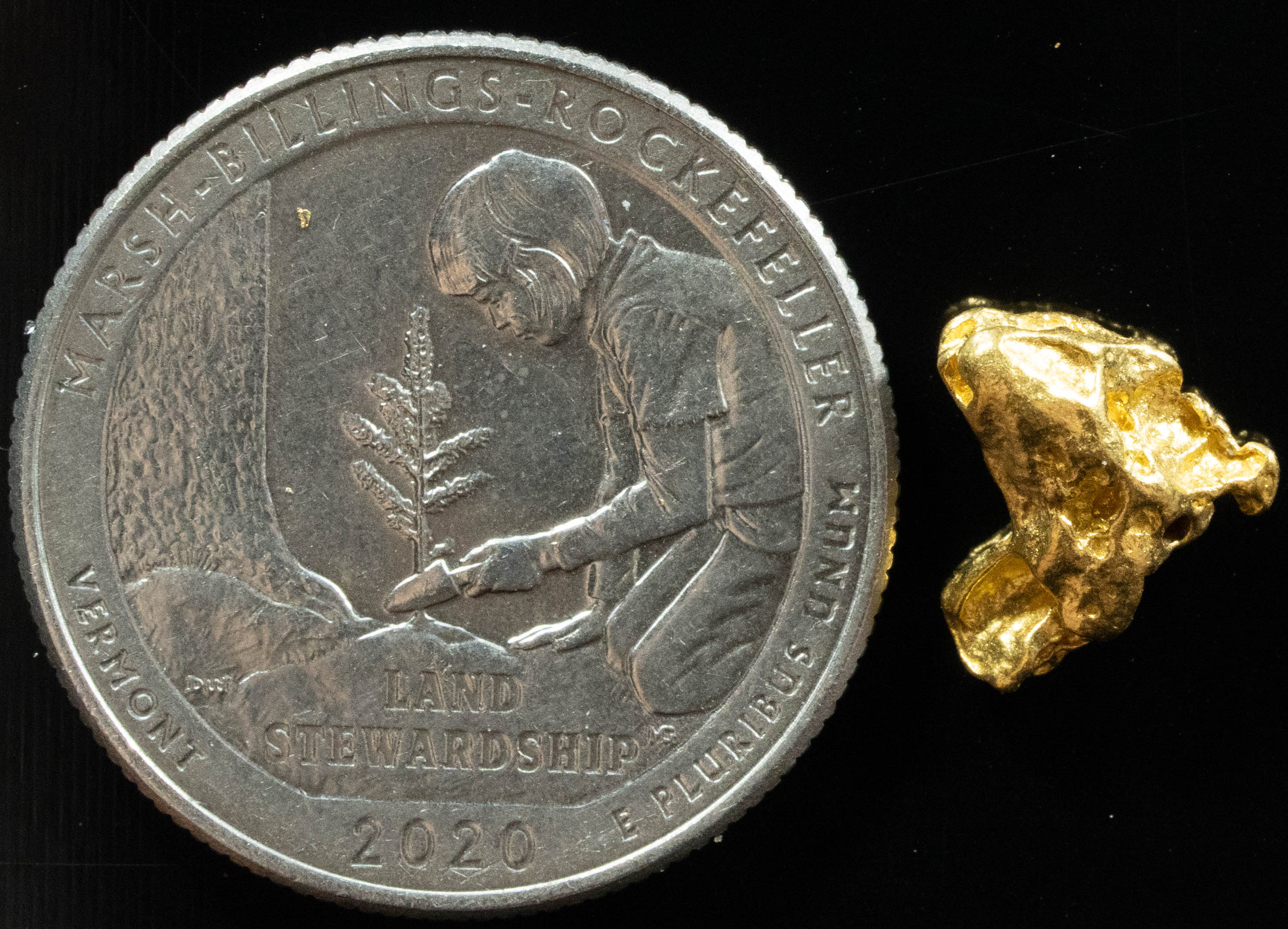 #736 Natural Gold Nugget Australian 1.93 Grams Genuine
