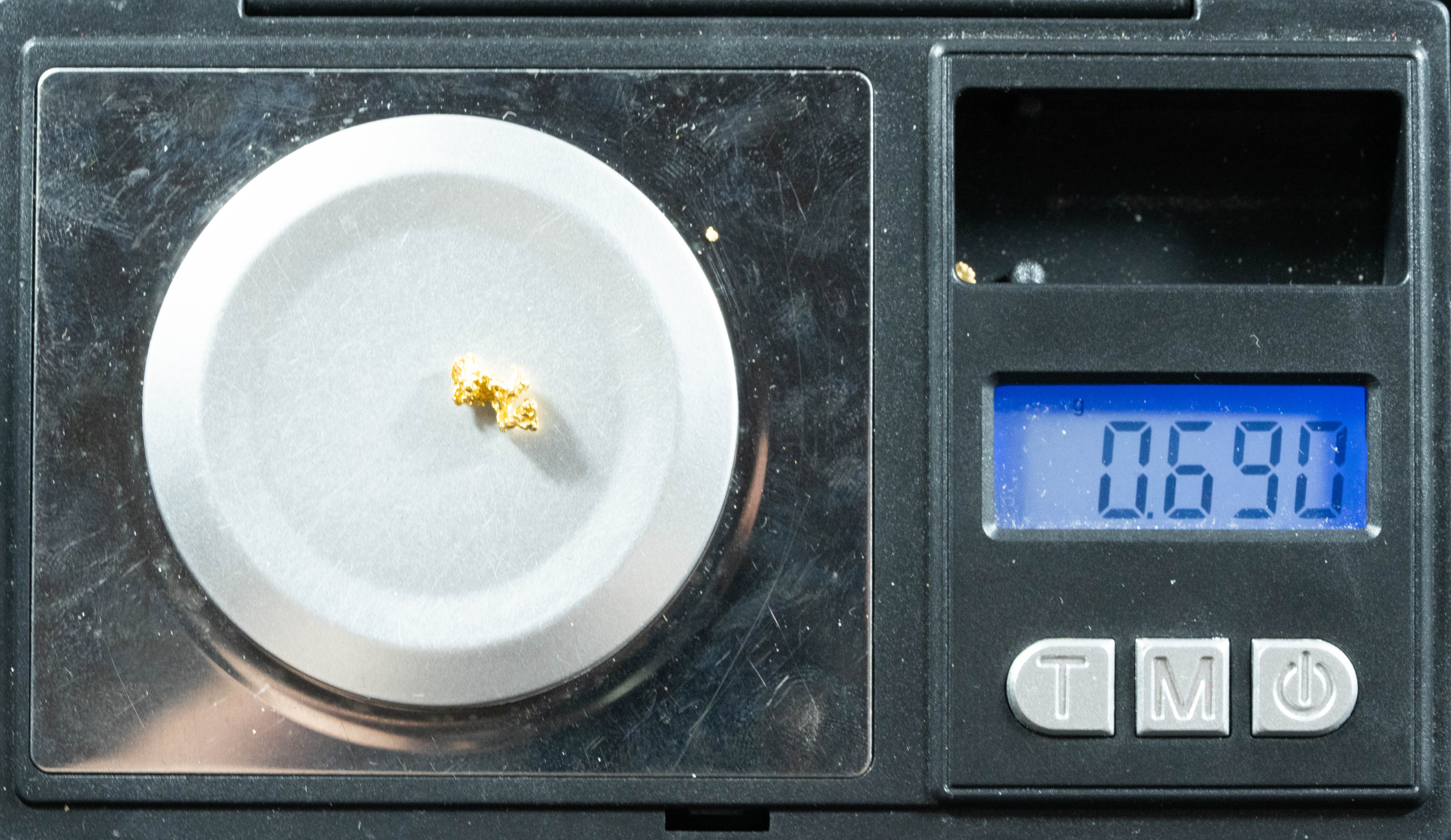 #739 Natural Gold Nugget Australian .69 Grams Genuine