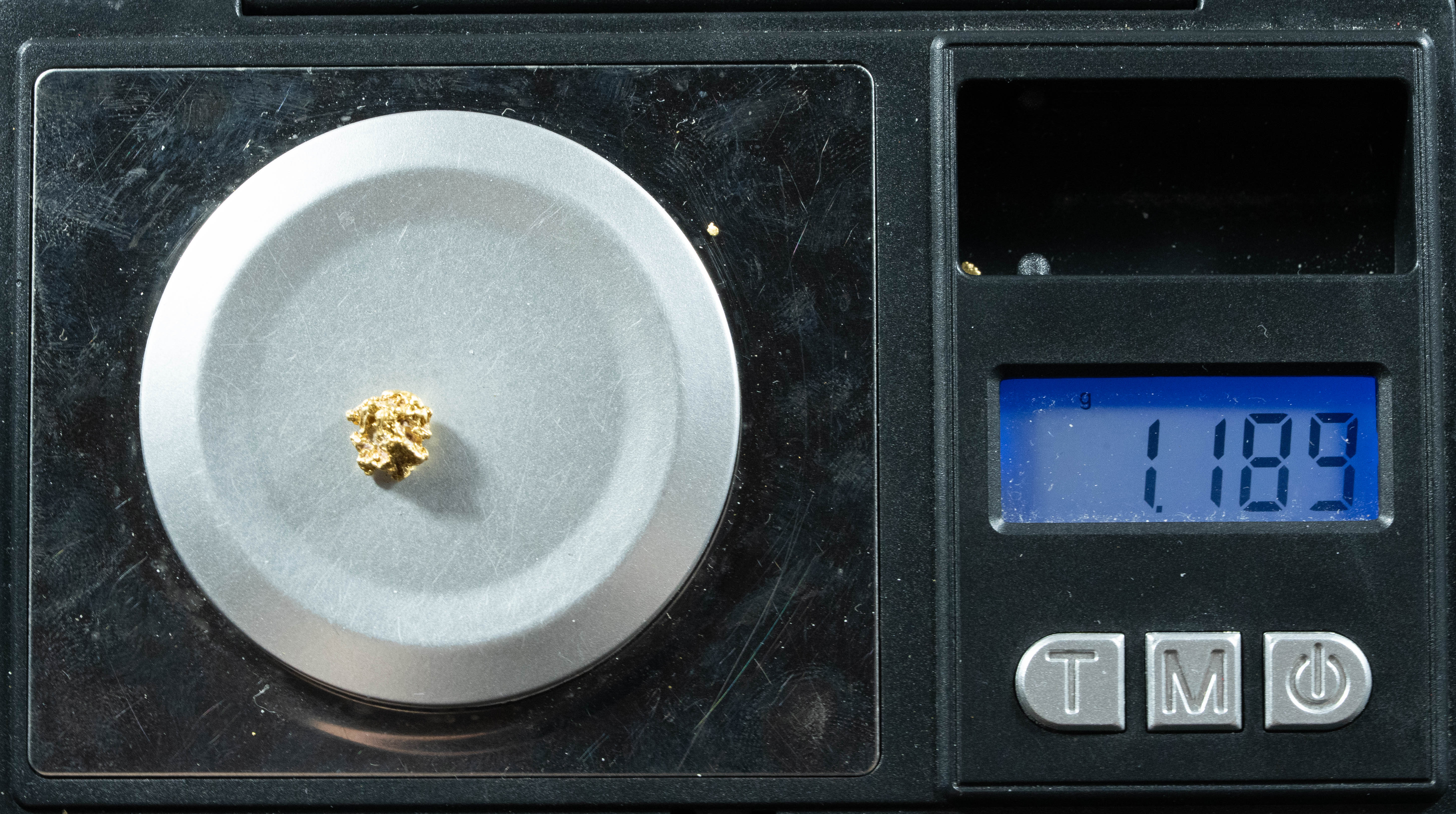#754 Natural Gold Nugget Australian 1.18 Grams Genuine