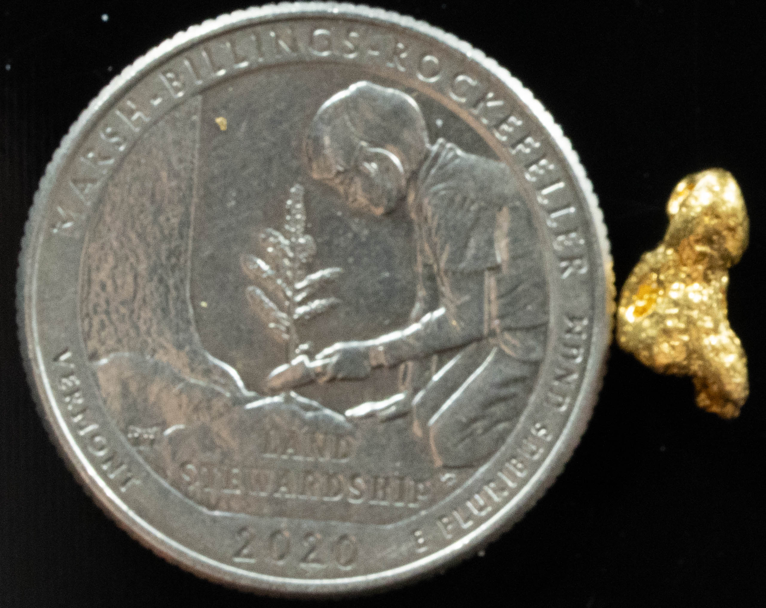 #757 Natural Gold Nugget Australian 1.15 Grams Genuine