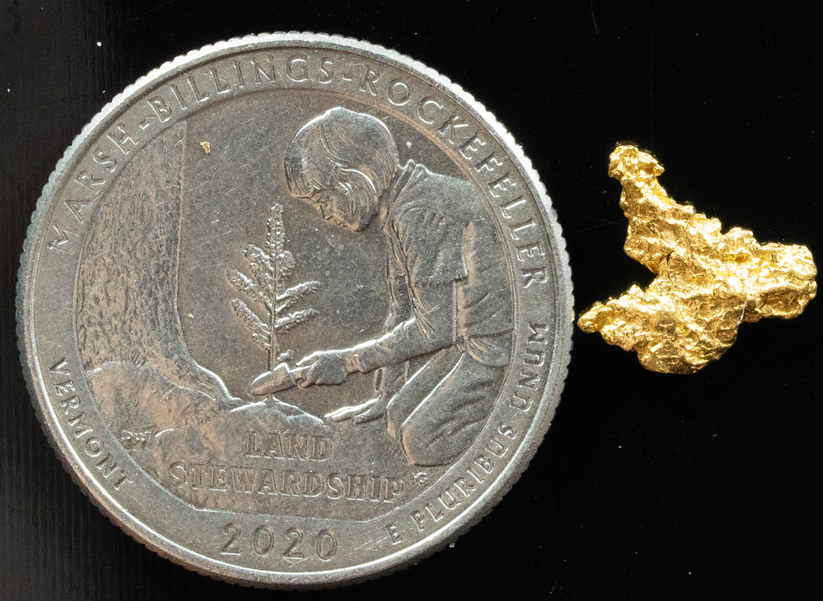 #758 Natural Gold Nugget Australian .681 Grams Genuine