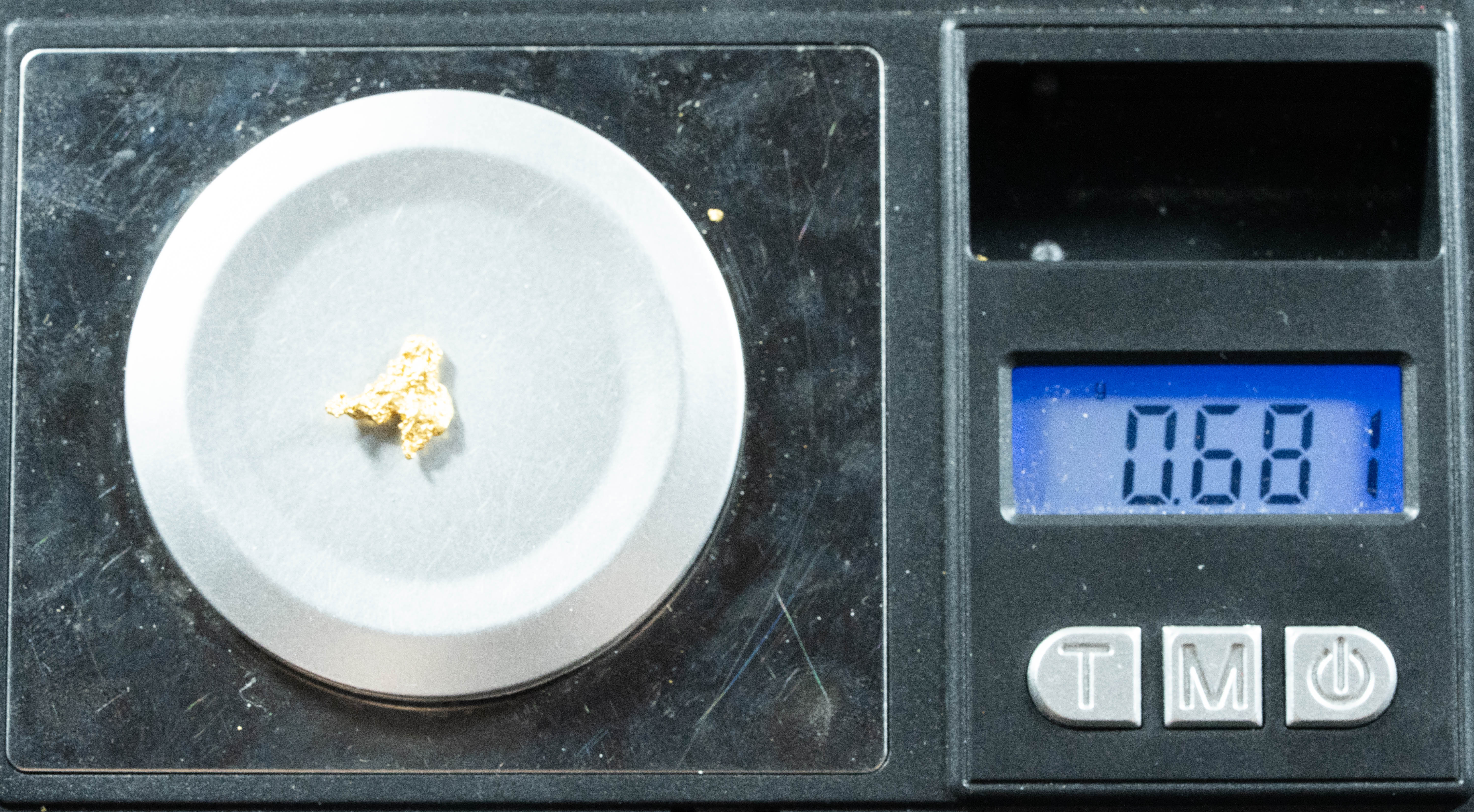 #758 Natural Gold Nugget Australian .681 Grams Genuine