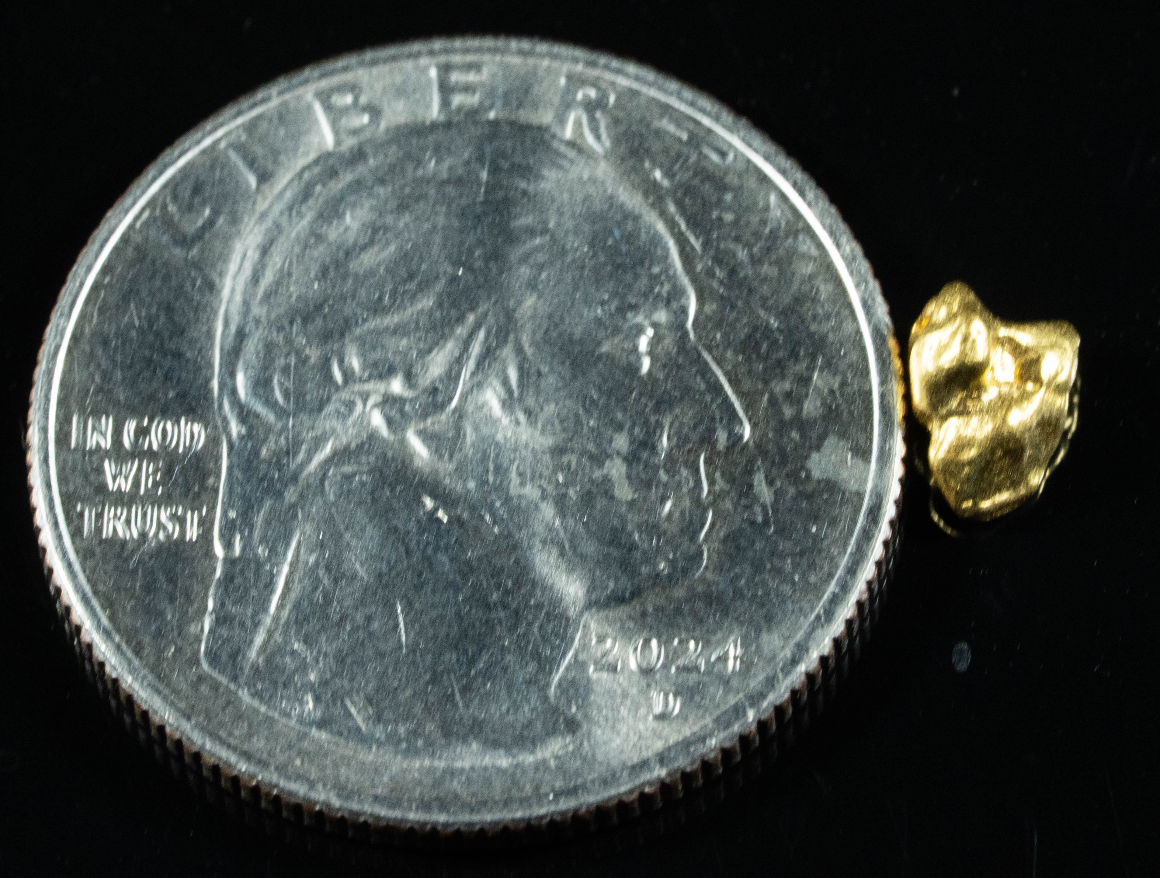 #737 Natural Gold Nugget Australian .75 Grams Genuine