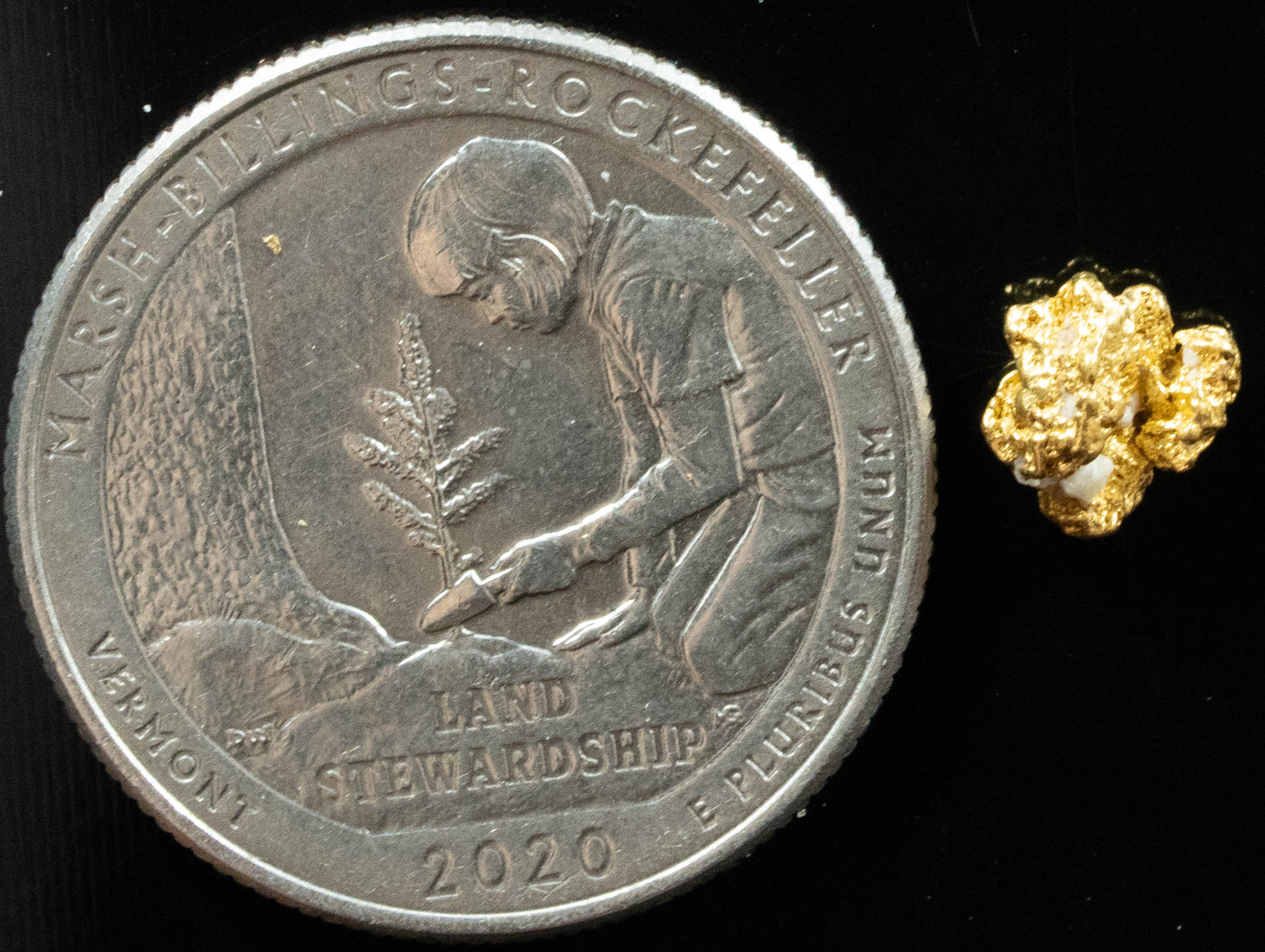 #762 Natural Gold Nugget Australian .569 Grams Genuine