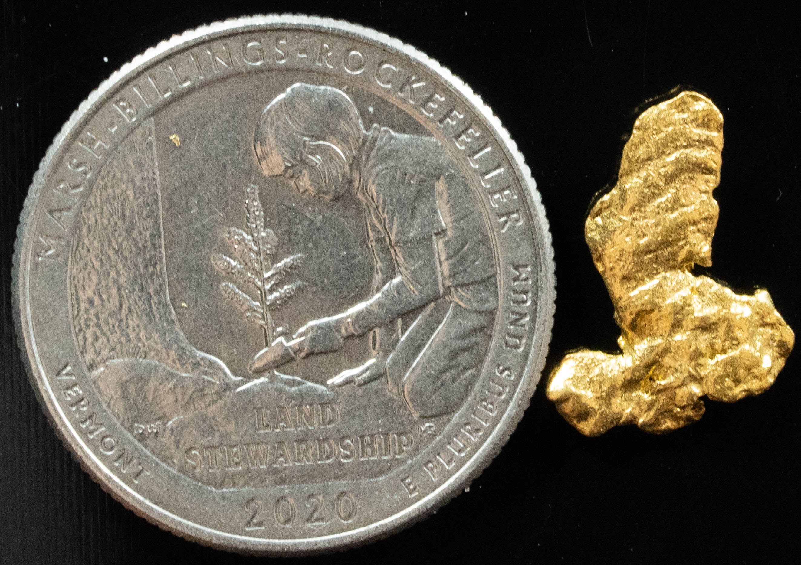 #763 Natural Gold Nugget Australian 1.19 Grams Genuine