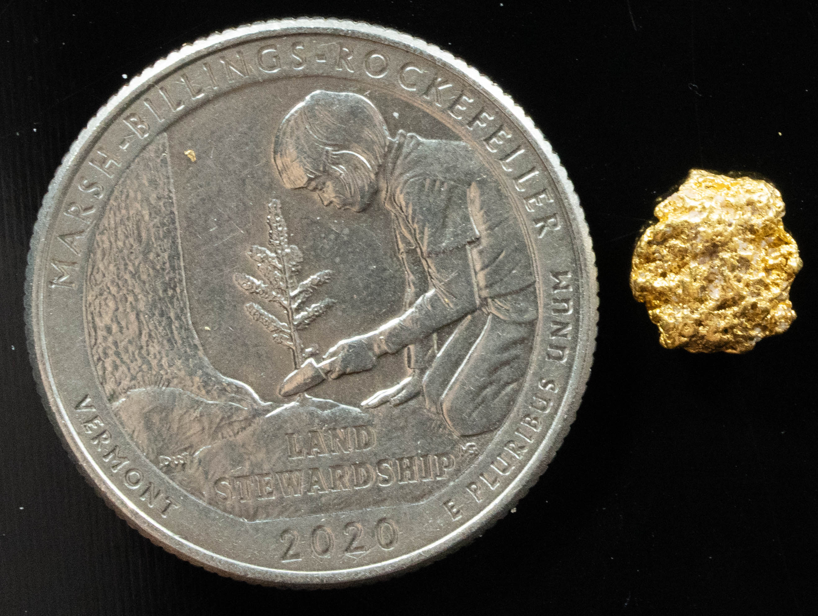 #765 Natural Gold Nugget Australian .696 Grams Genuine