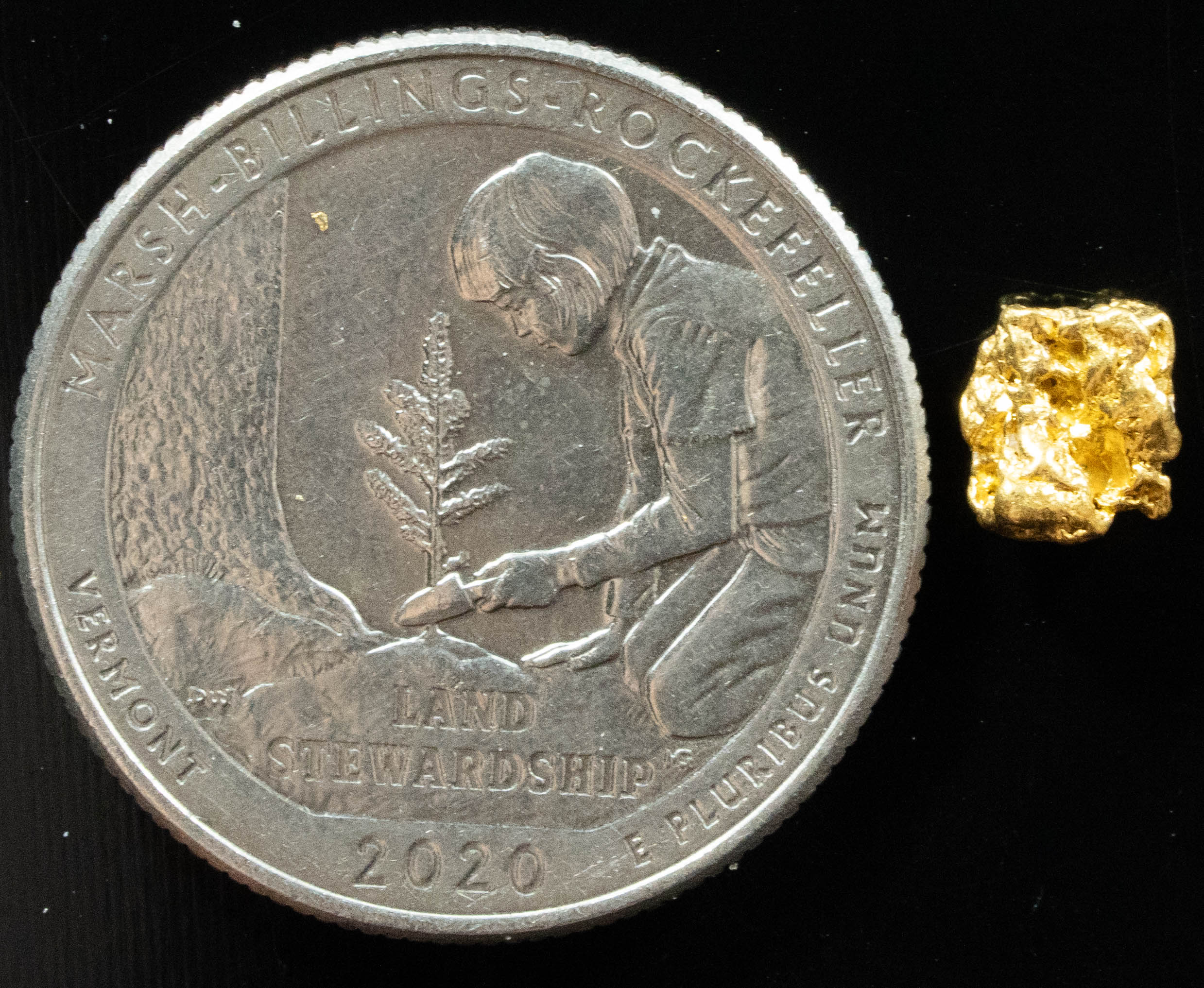 #766 Natural Gold Nugget Australian .626 Grams Genuine