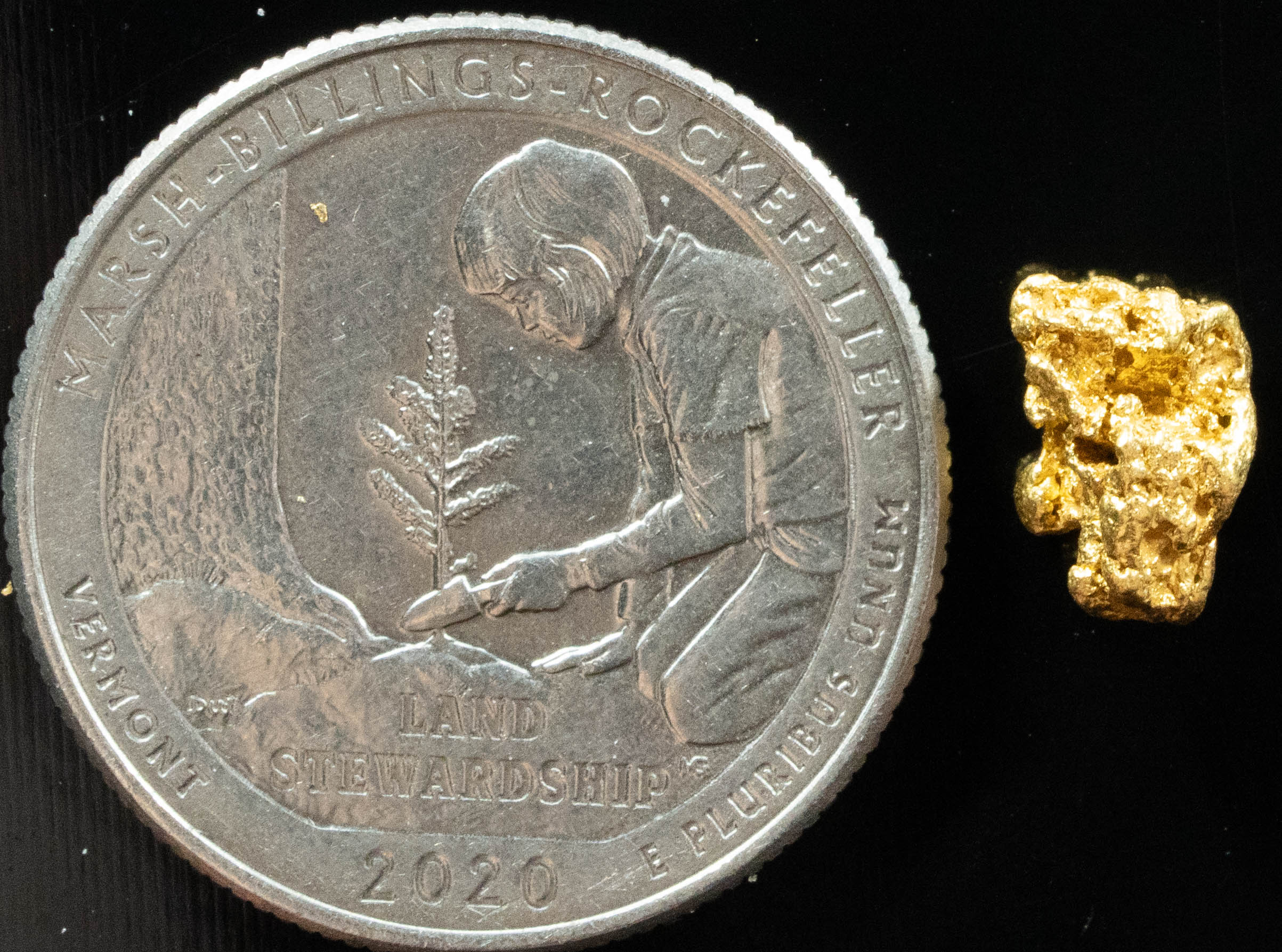 #767 Natural Gold Nugget Australian 1.37 Grams Genuine