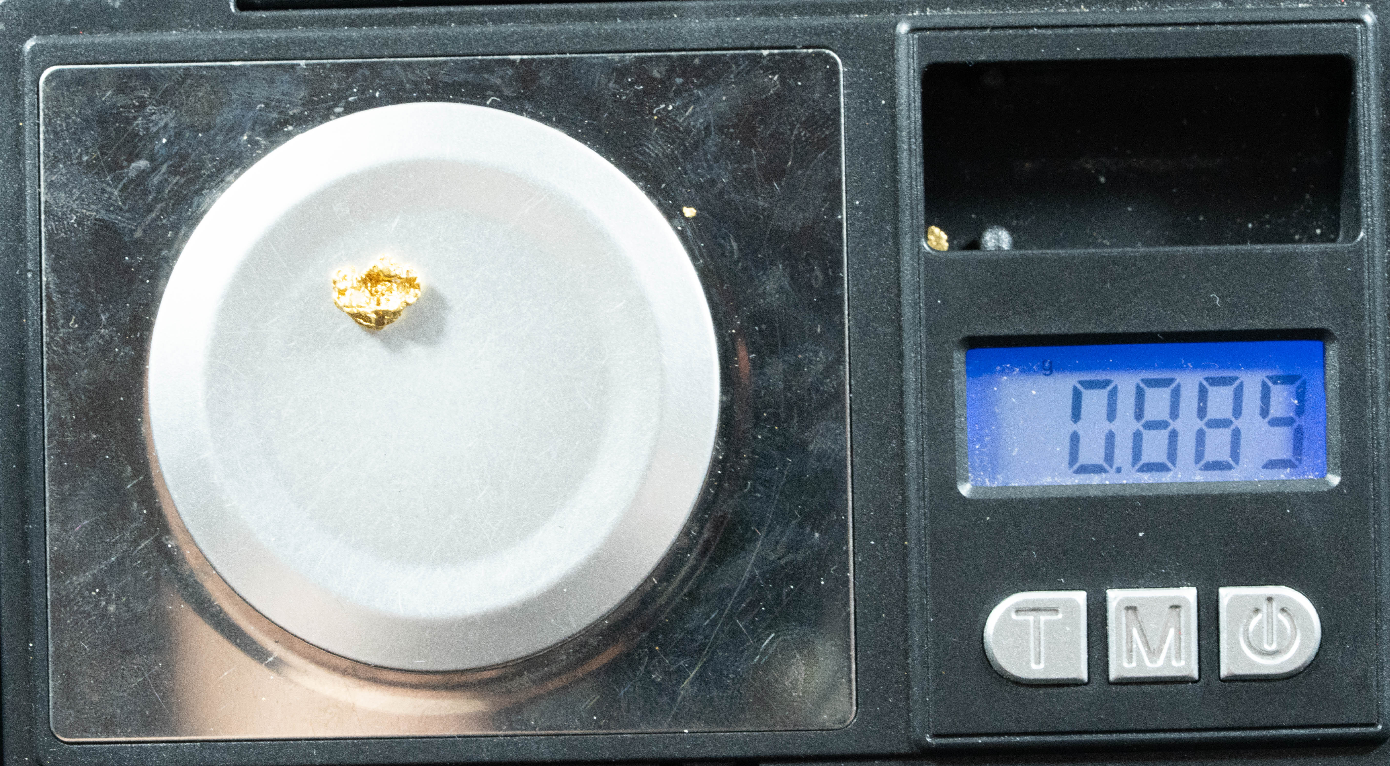 #771 Natural Gold Nugget Australian .889 Grams Genuine