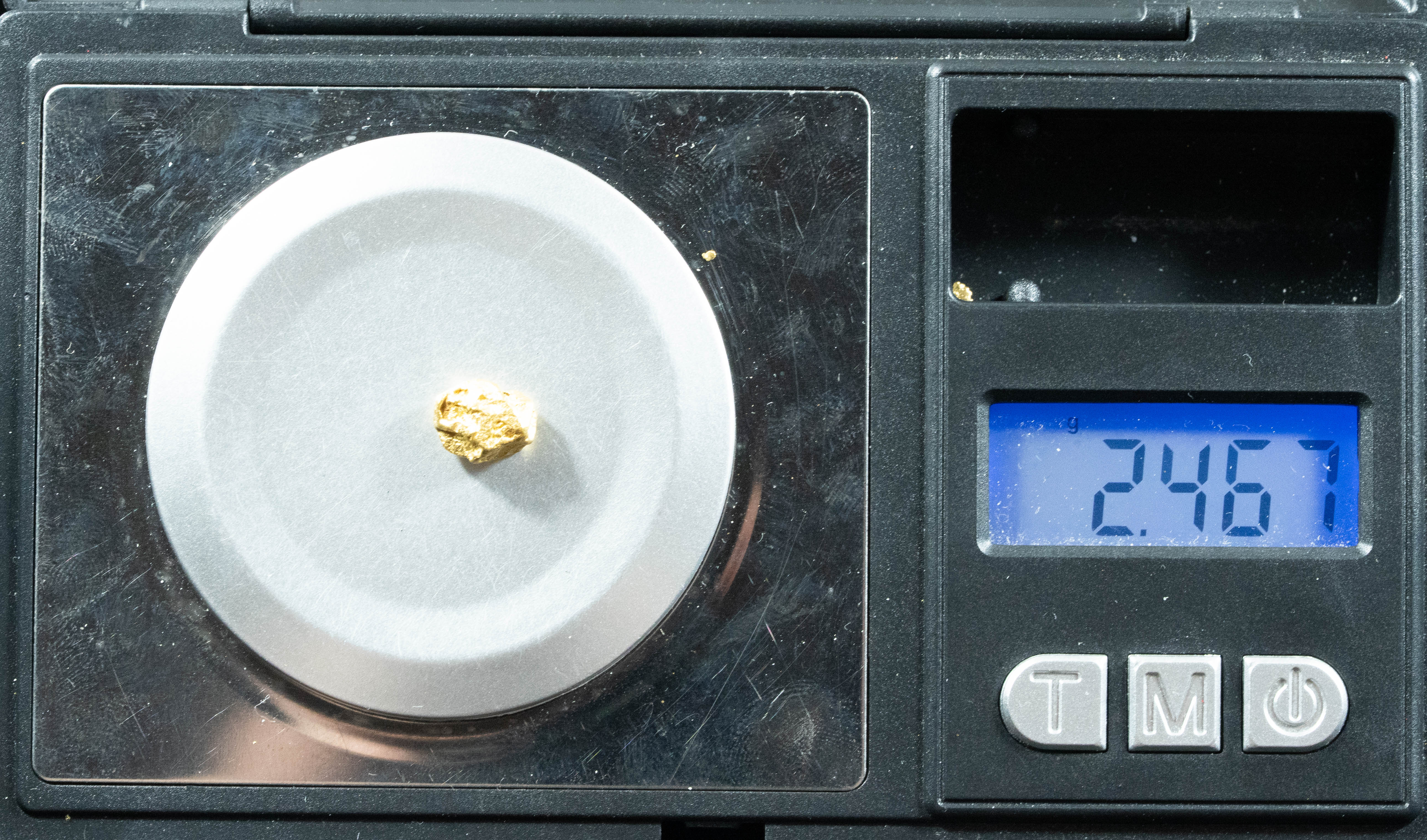 #901 Natural Gold Nugget Australian 2.46 Grams Genuine
