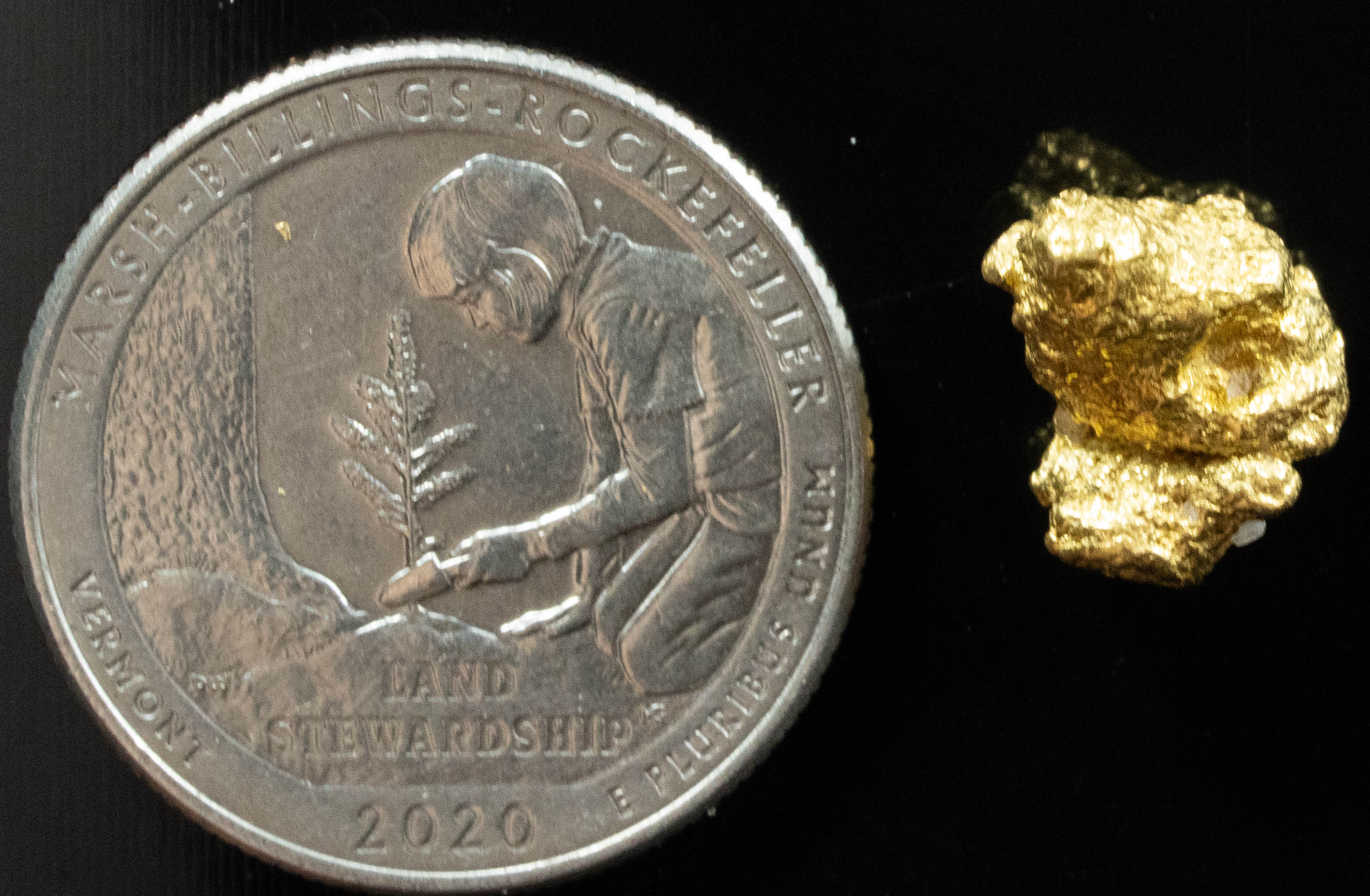 #903 Natural Gold Nugget Australian 3.35 Grams Genuine